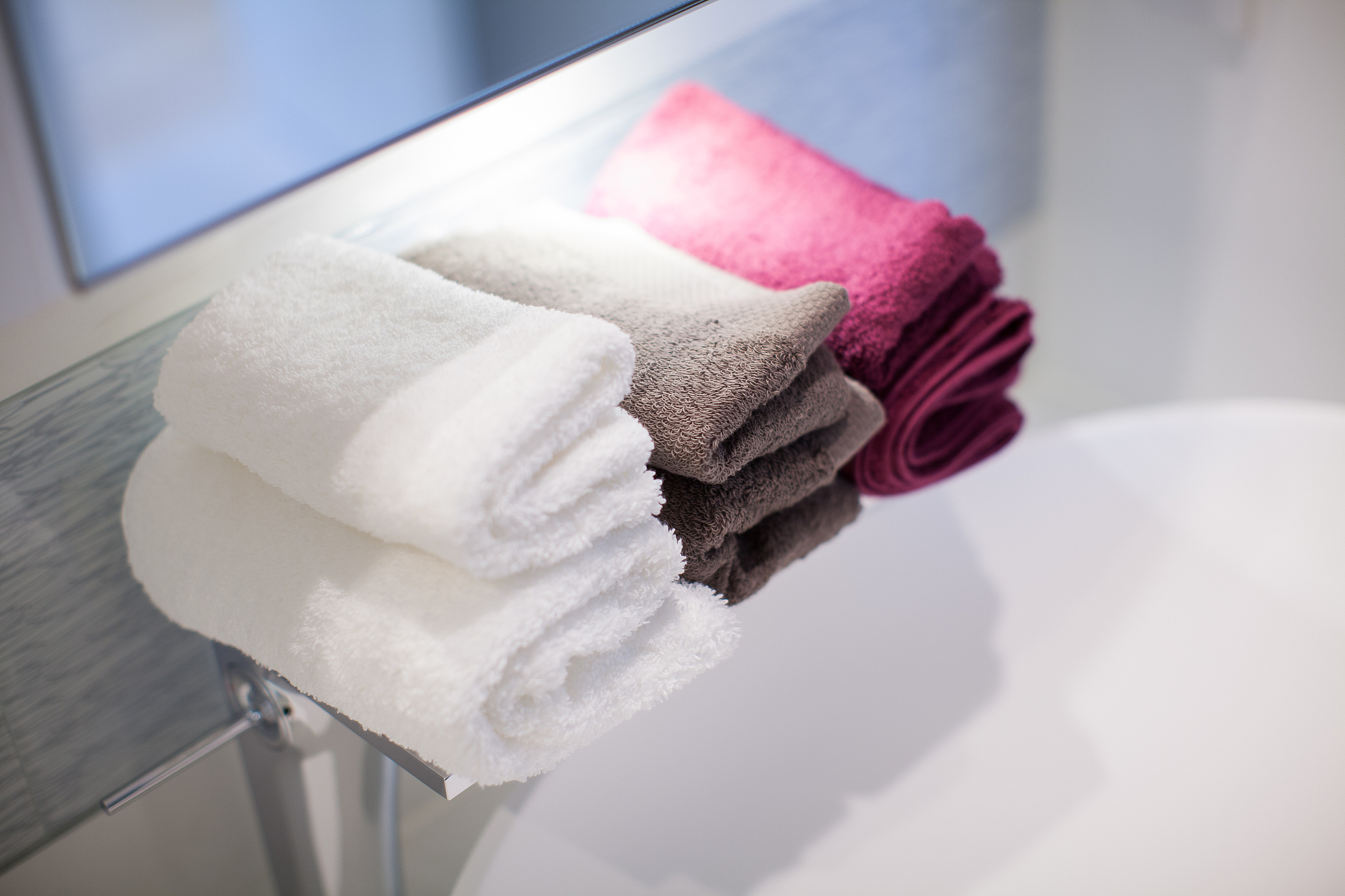 clean towel in the room