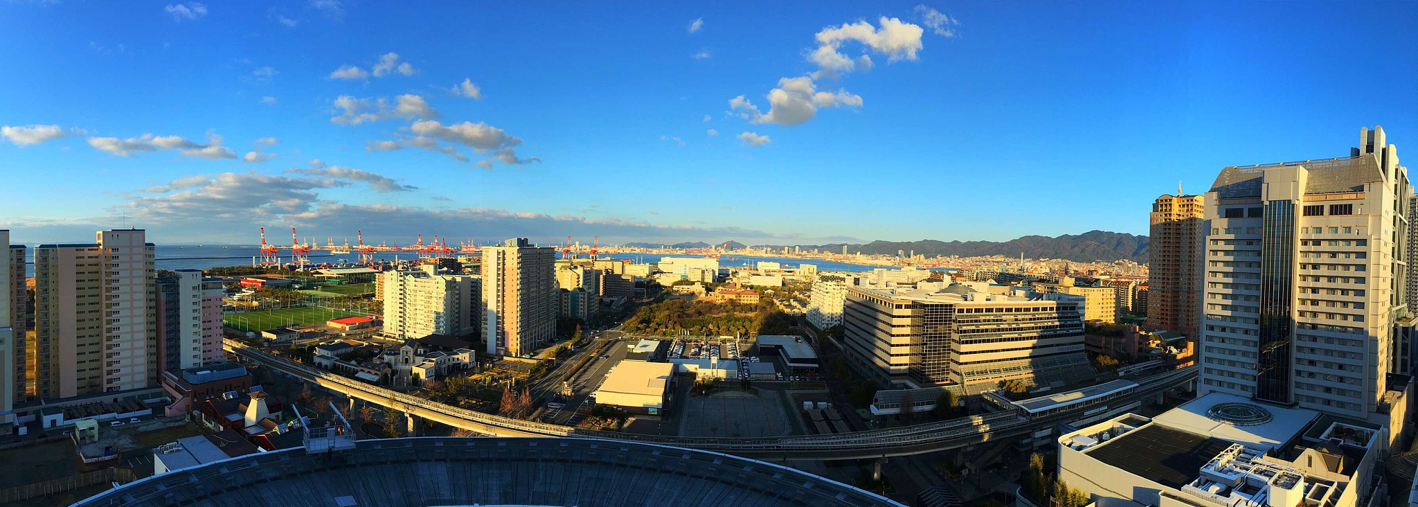 high angle view of cityscape