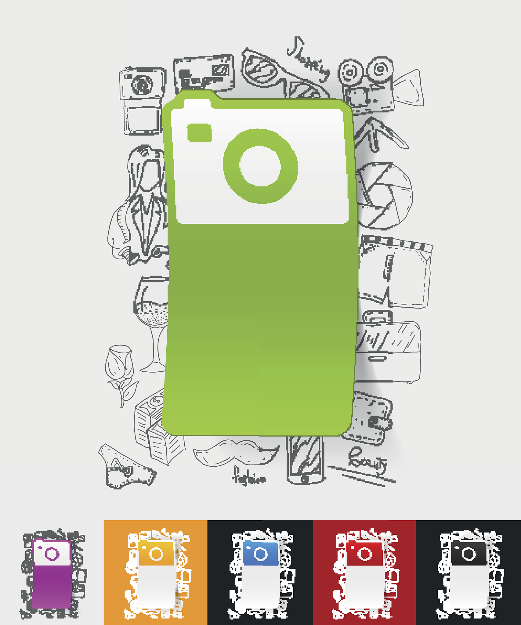 透视摄像机示意图 - 详细解释及示例