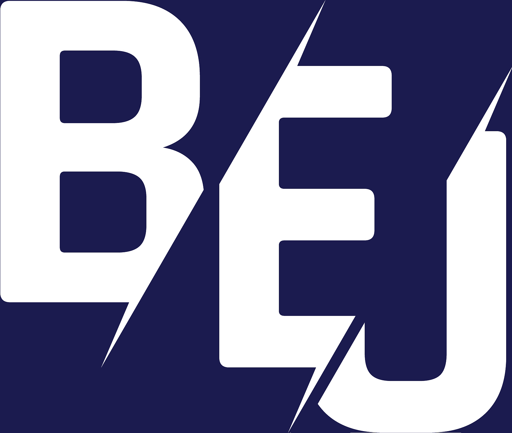 monogram letters initial logo design bej