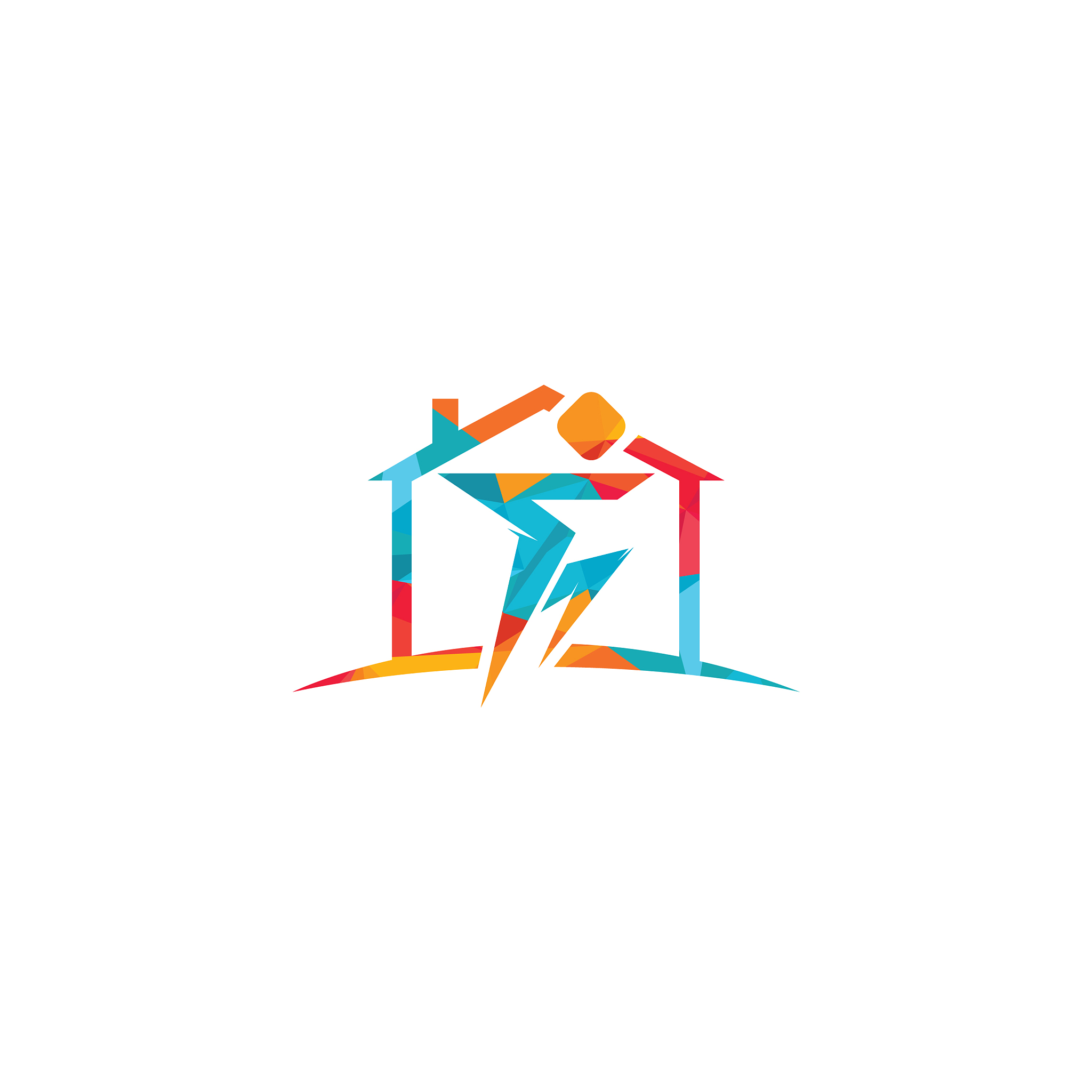 home human athlete logo design