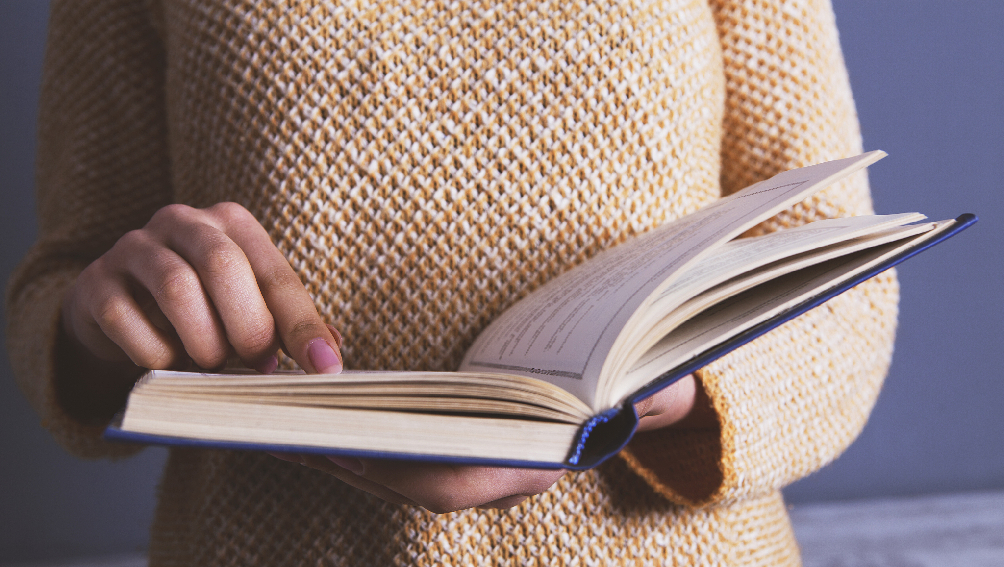girl read book