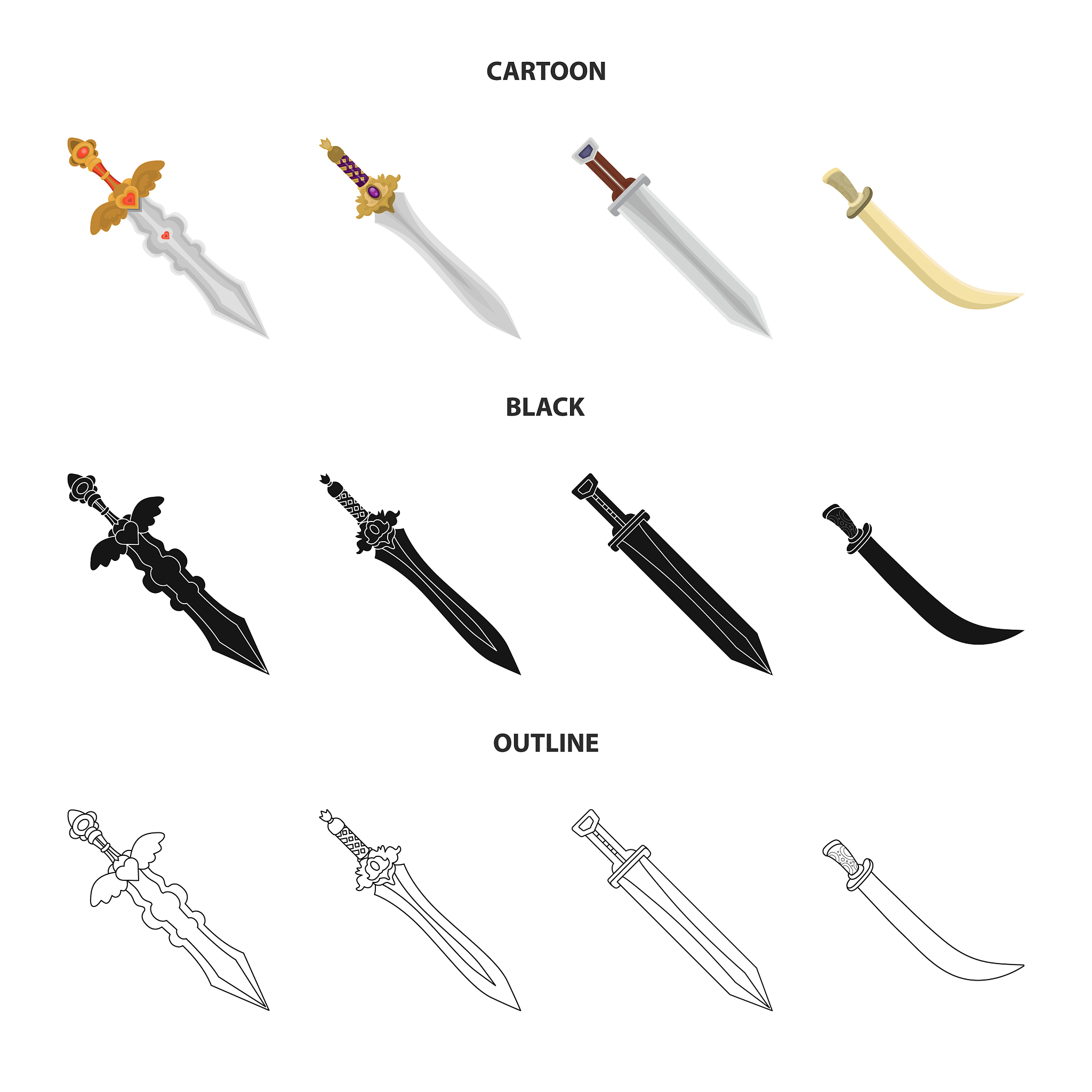 菲谢尔的武器选择