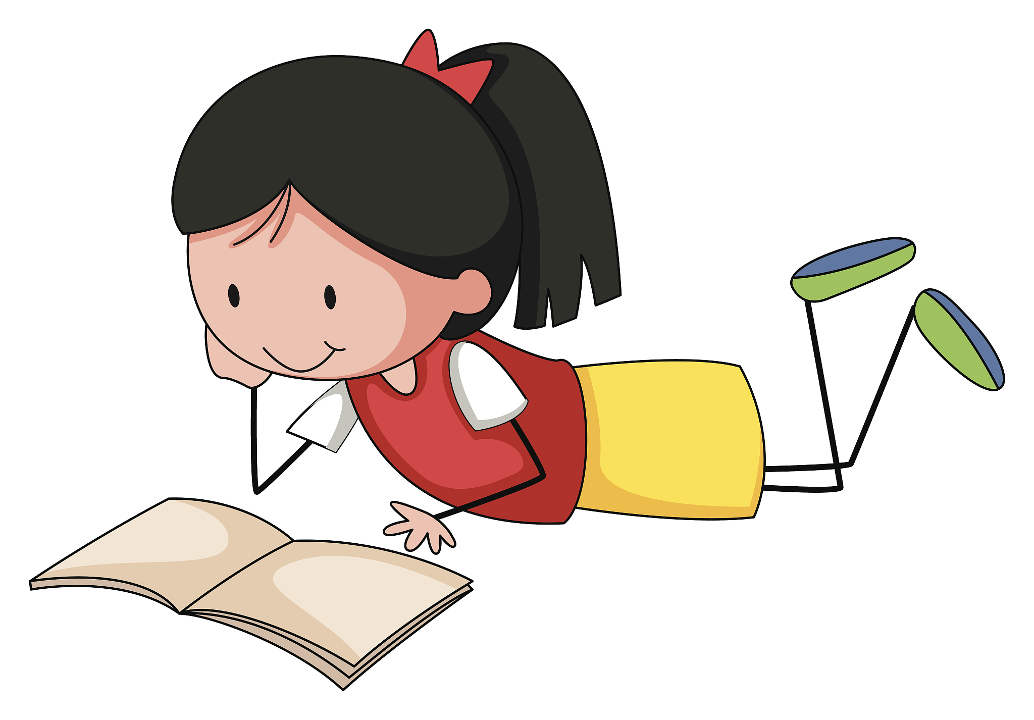 girl reading