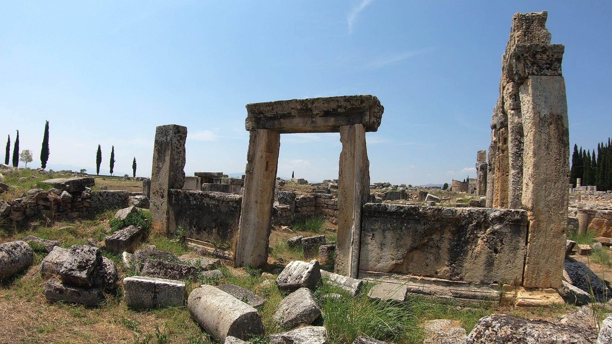 ancient city in the turkey, hierapolis