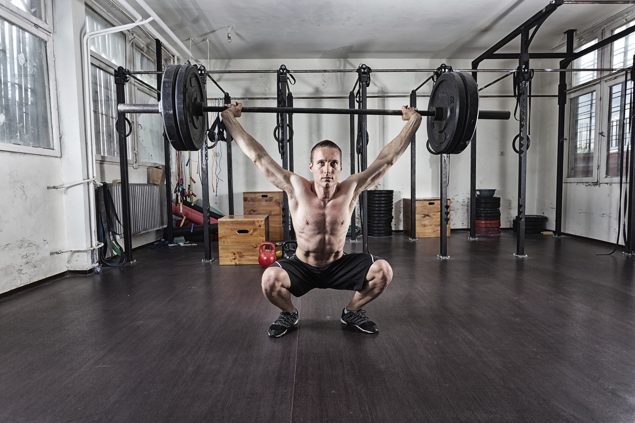 杠铃高抓110kg什么水平