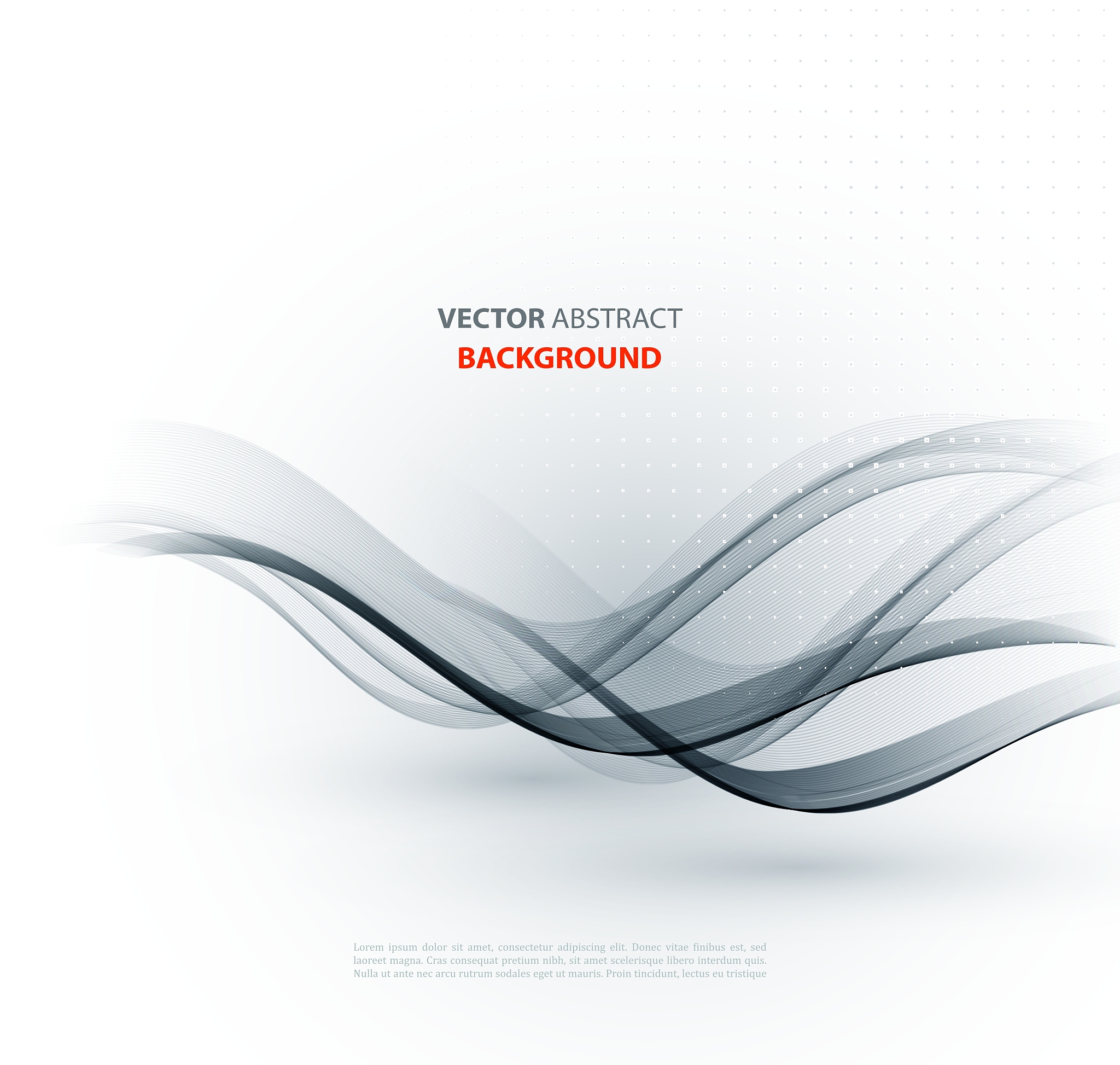 abstract curved lines background template