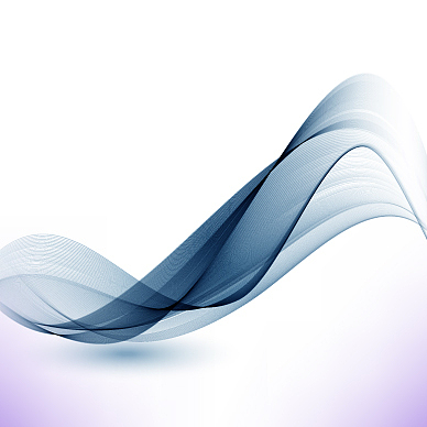 abstract background waveblue flowing lines in the