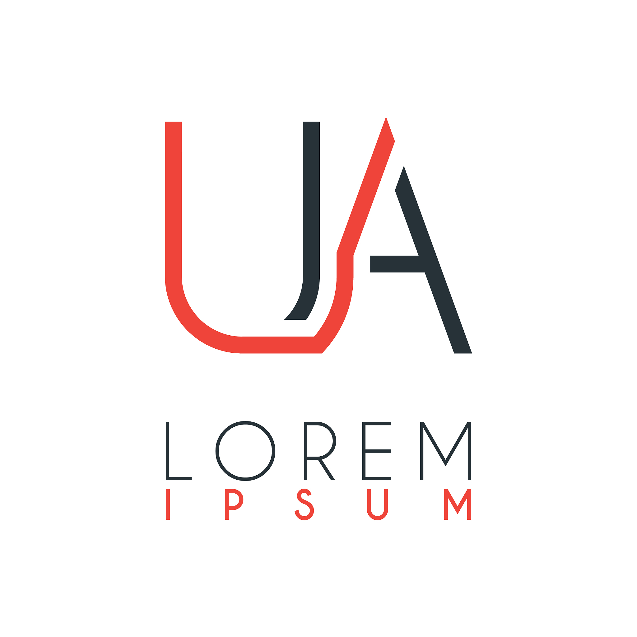 the logo between letter u and letter a or ua