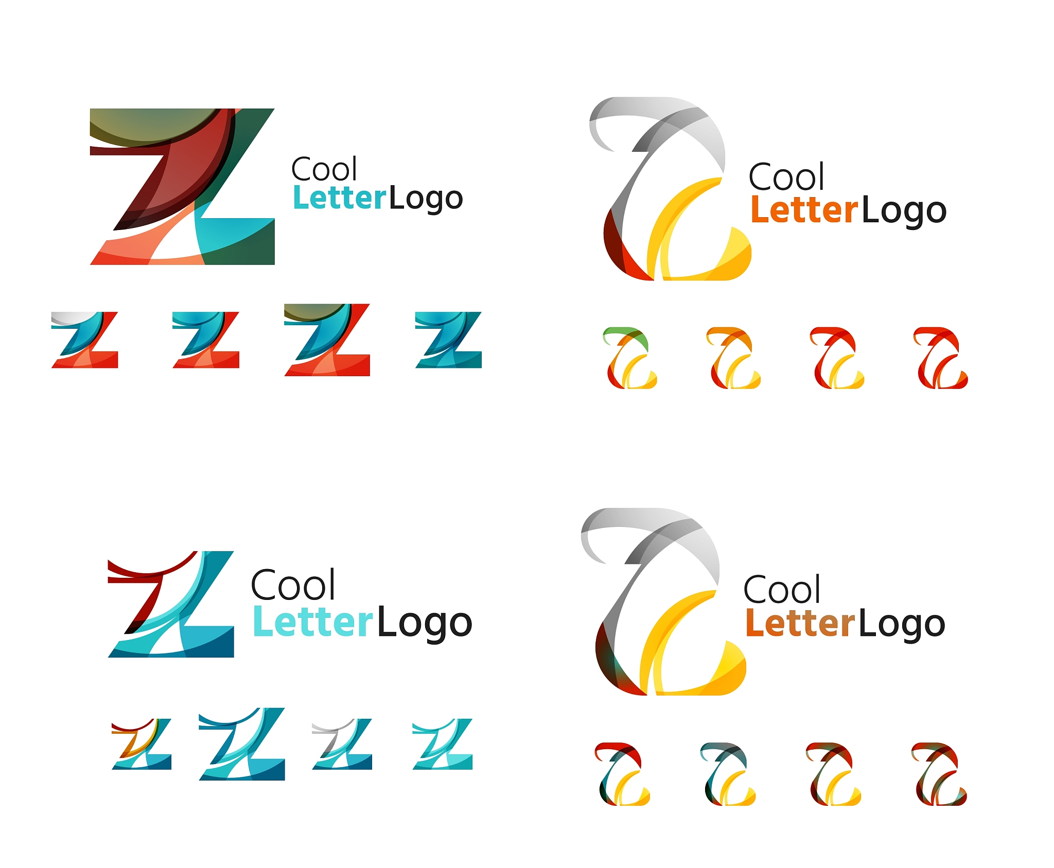 letter business emblem collection