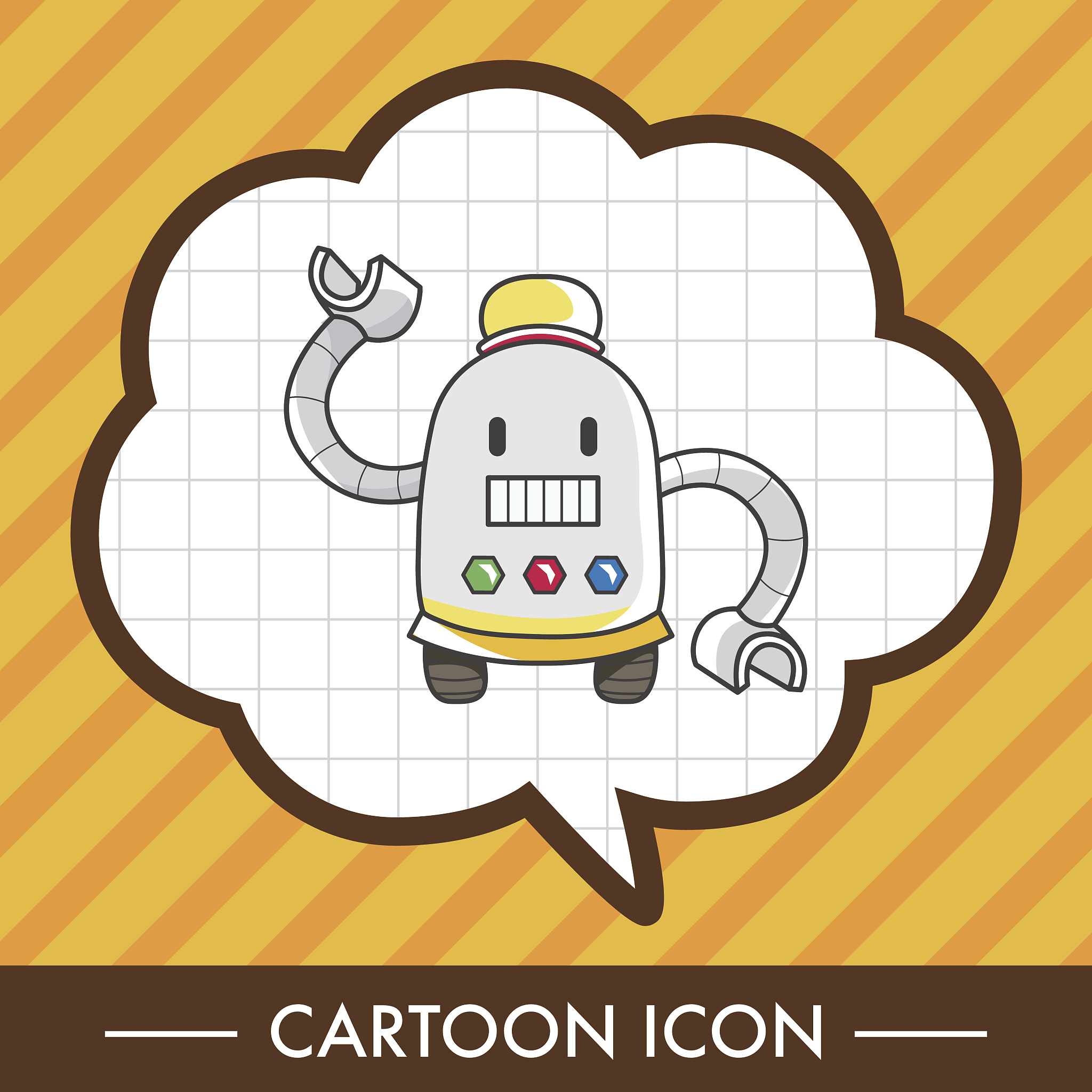robot theme elements vector,eps