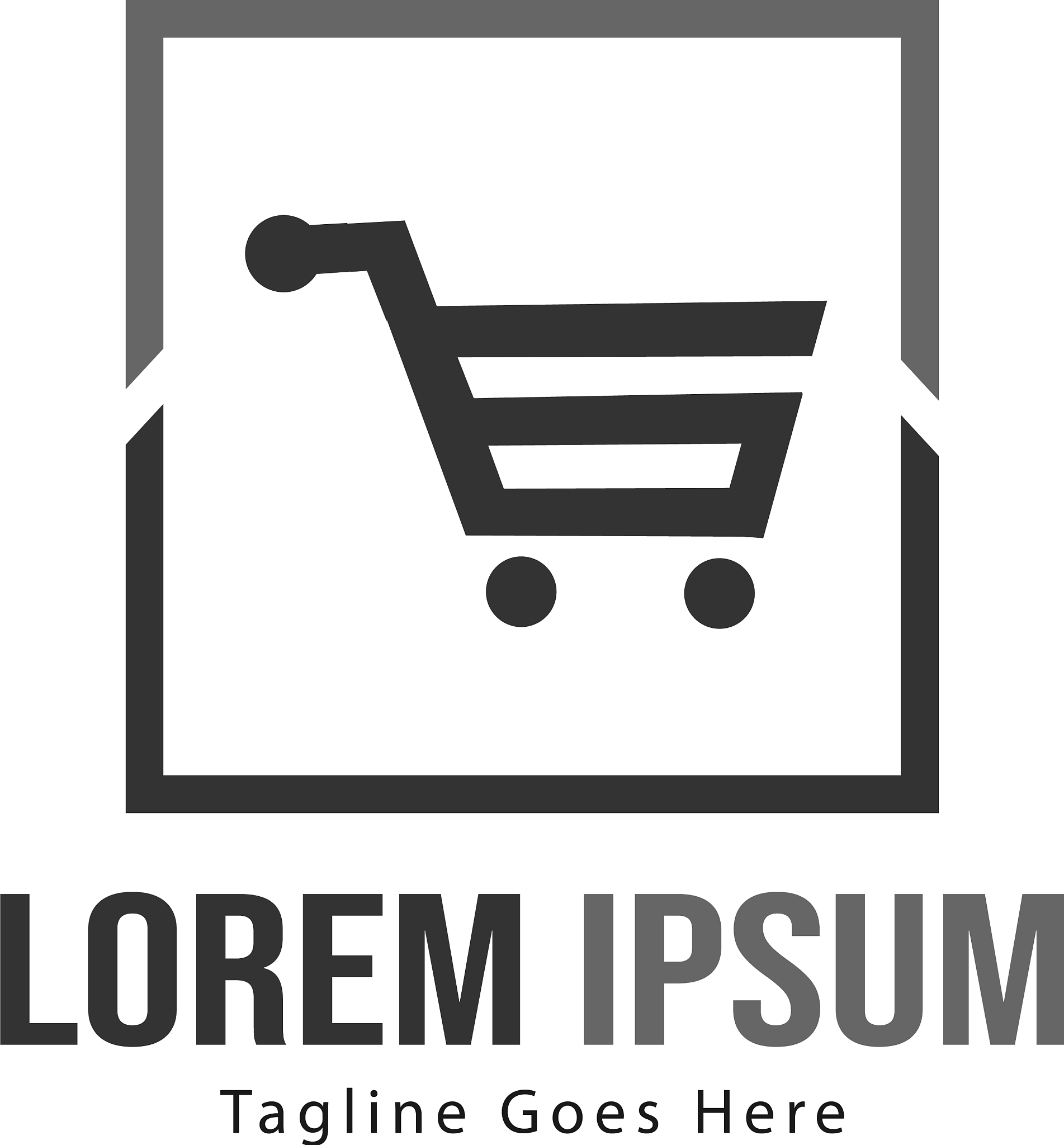 shopping logo template design shopping logo with