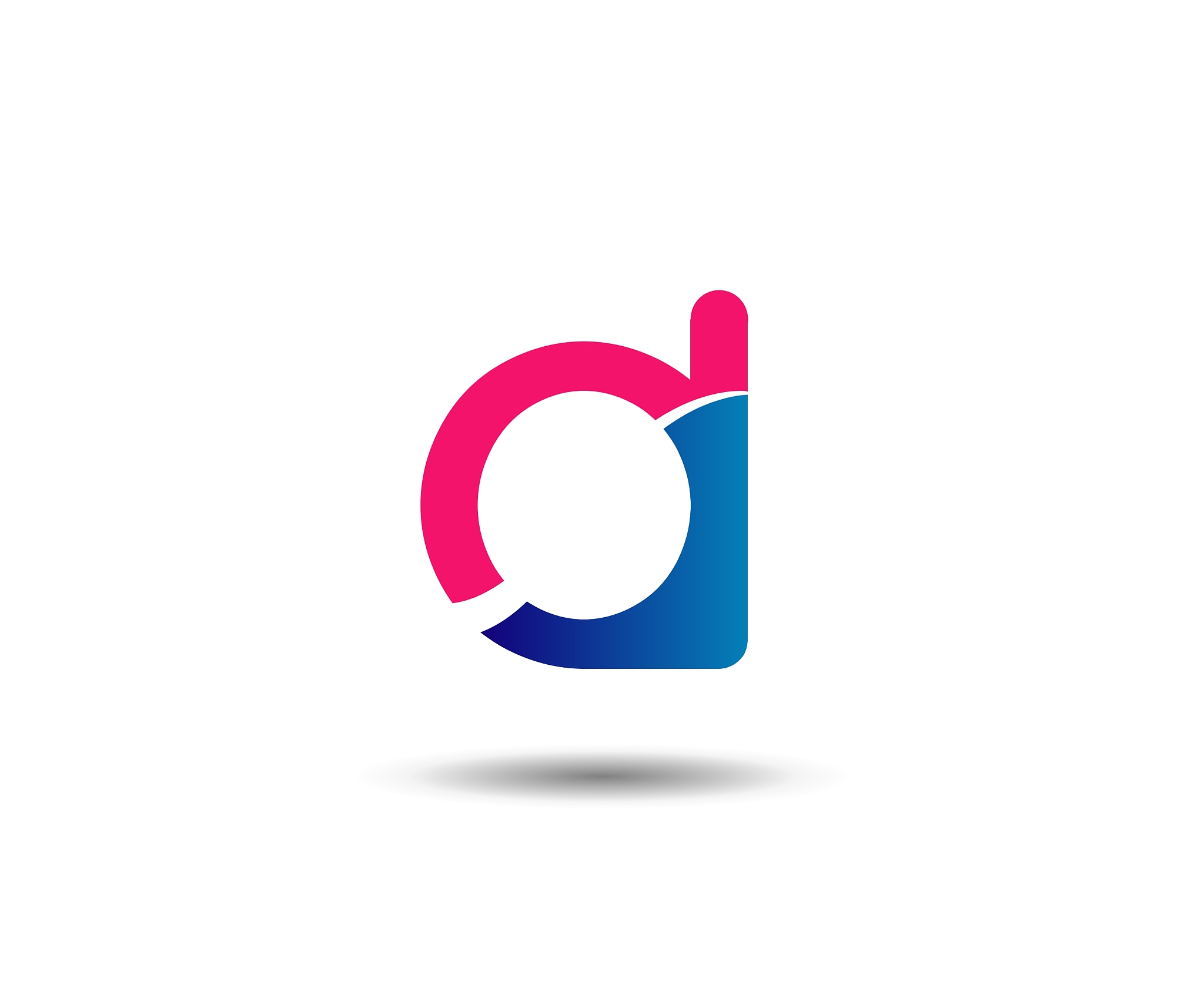 letter d logo icons design template elements