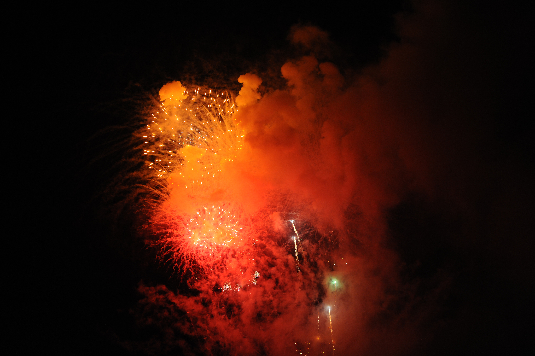 feuerwerk in spanien