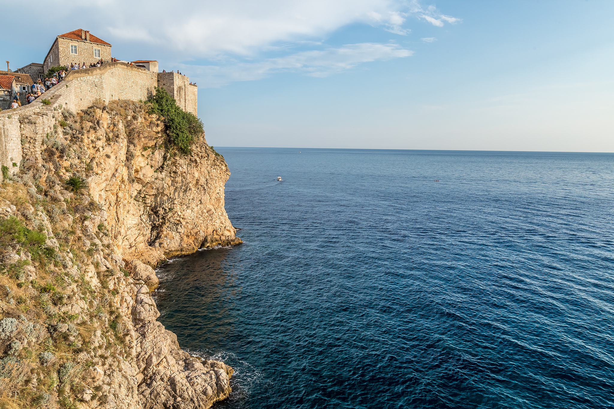 view of dubrovnik in summer, croatia