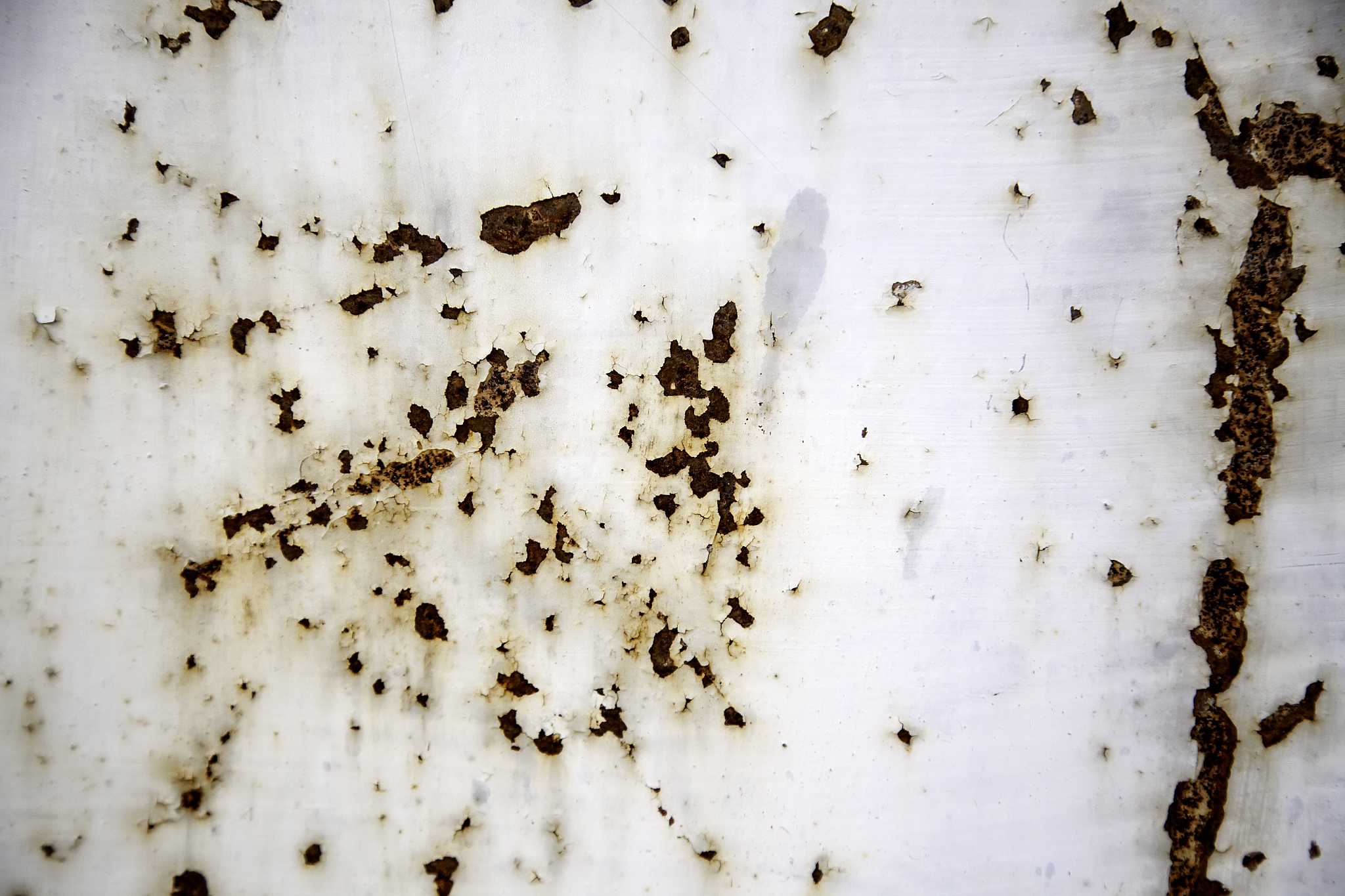 rust texture on metal wall