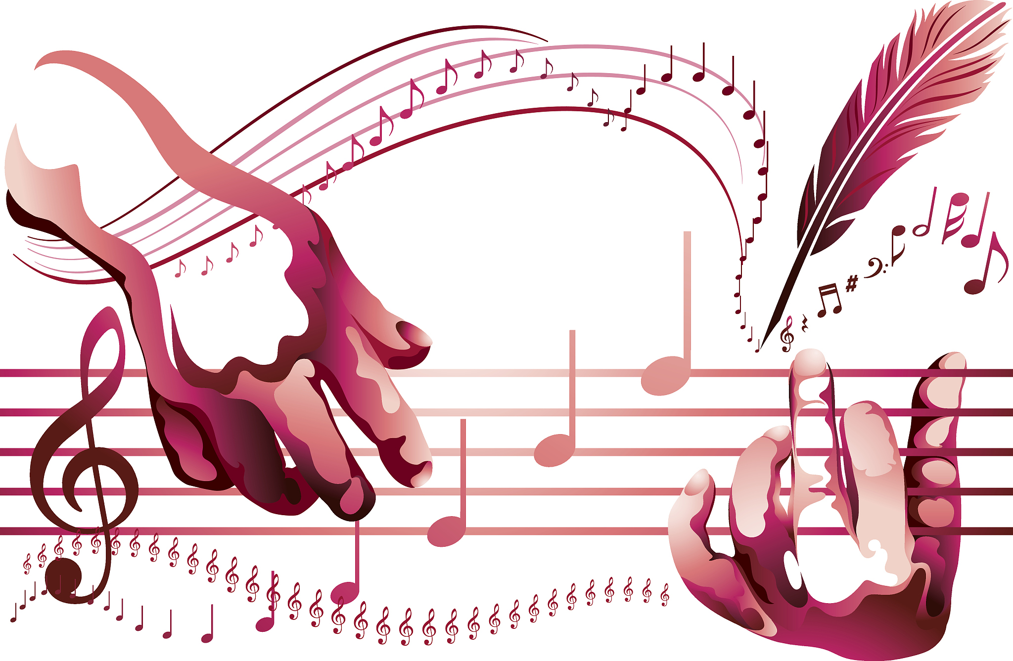 music hands