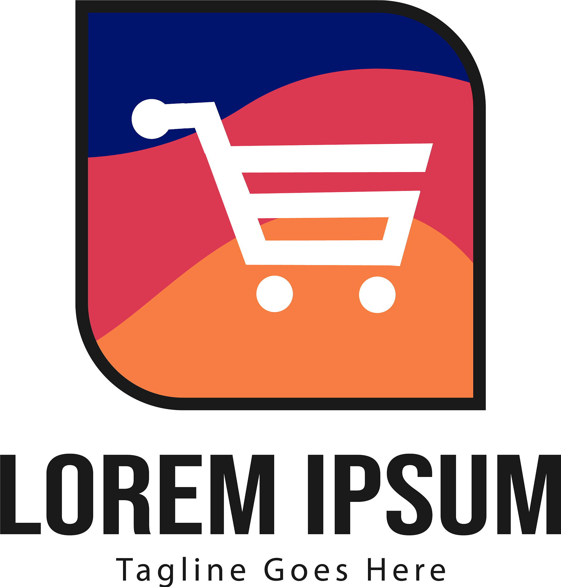 shopping logo template design shopping logo with