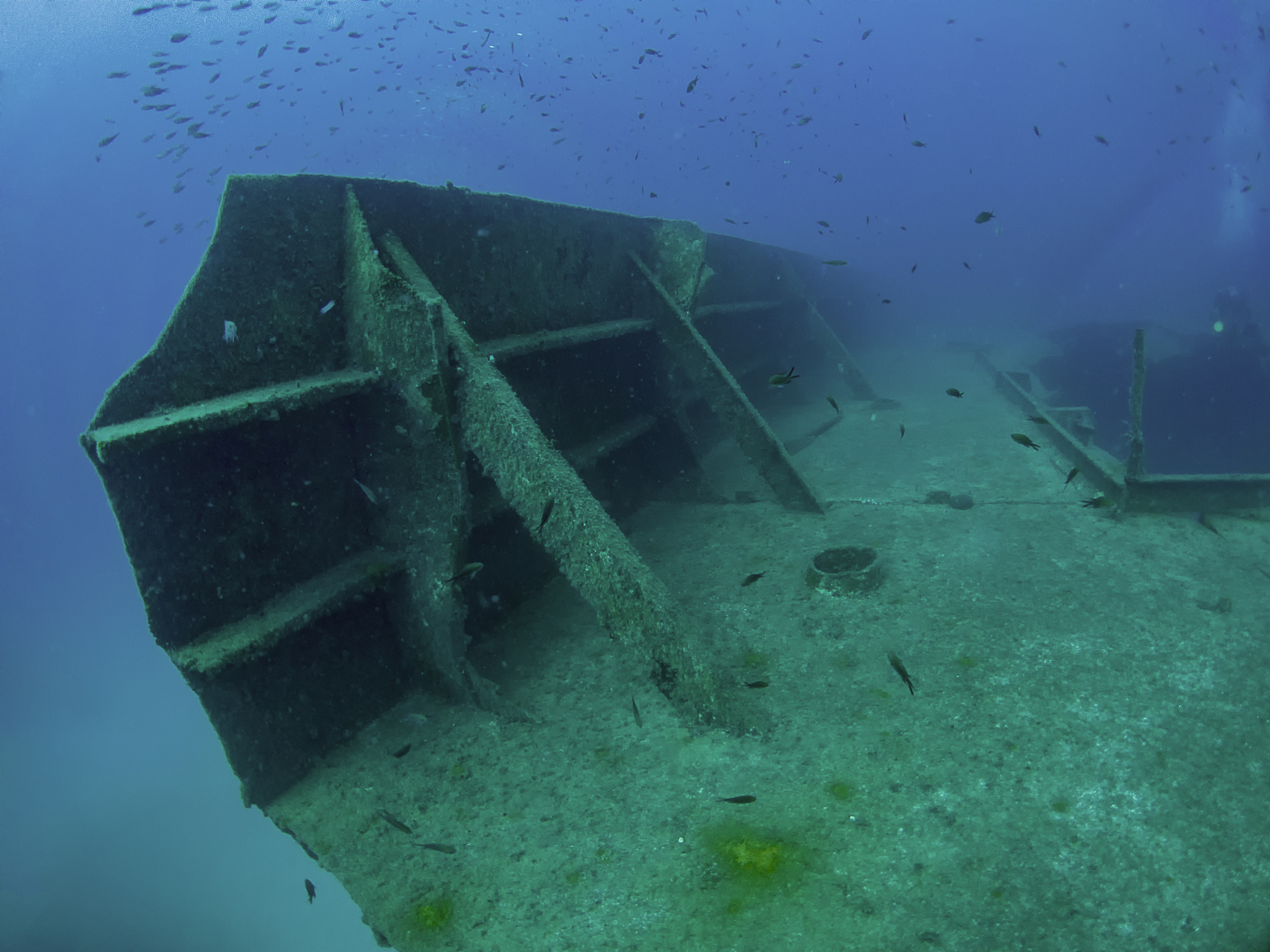 the wreck of the libyan tanker um el faroud in malta