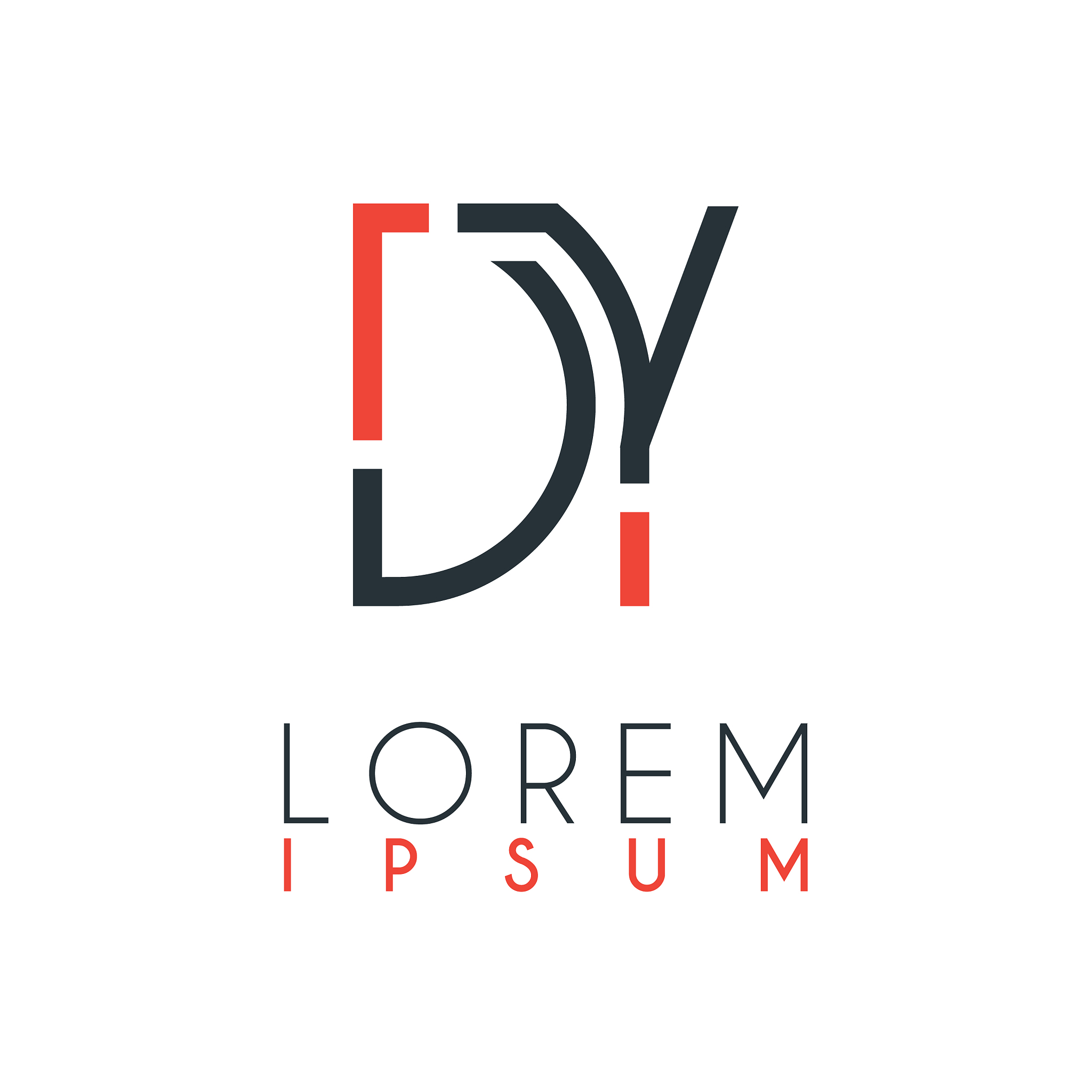the logo between letter d and letter y or dy