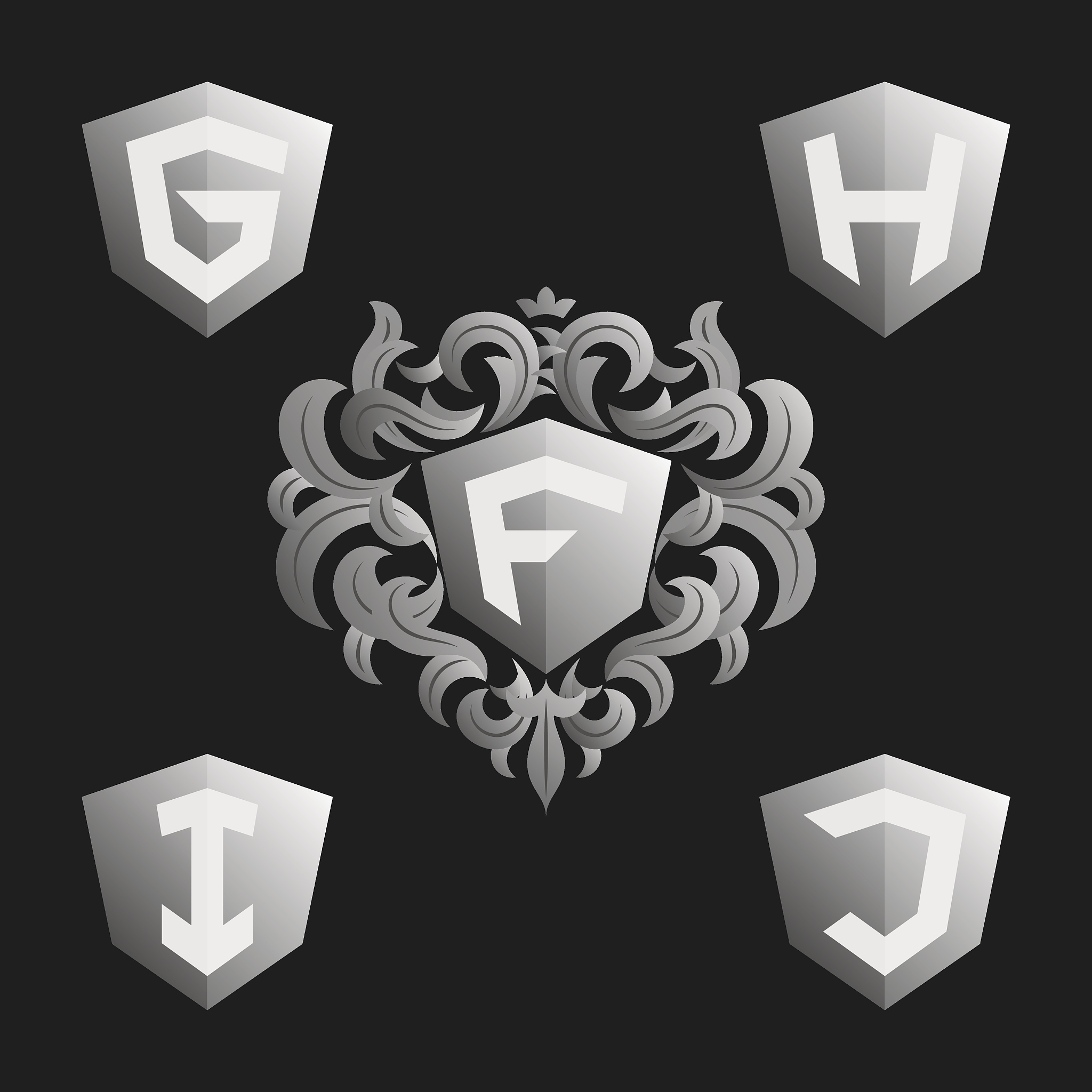 英文字母j,英文字母f,英文字母<strong>g</strong>,英文字母h,英文字母i,商业广告标志