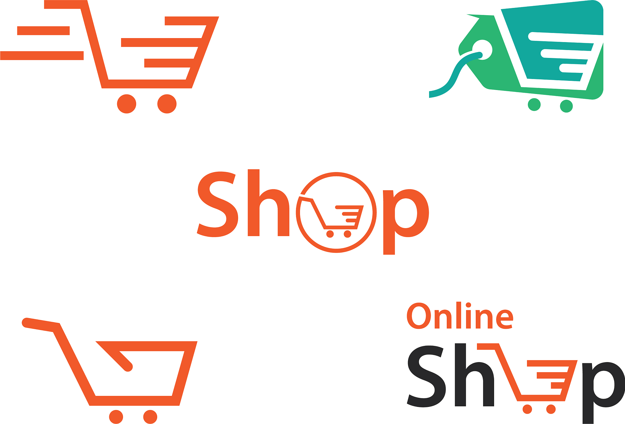 cart shop logo