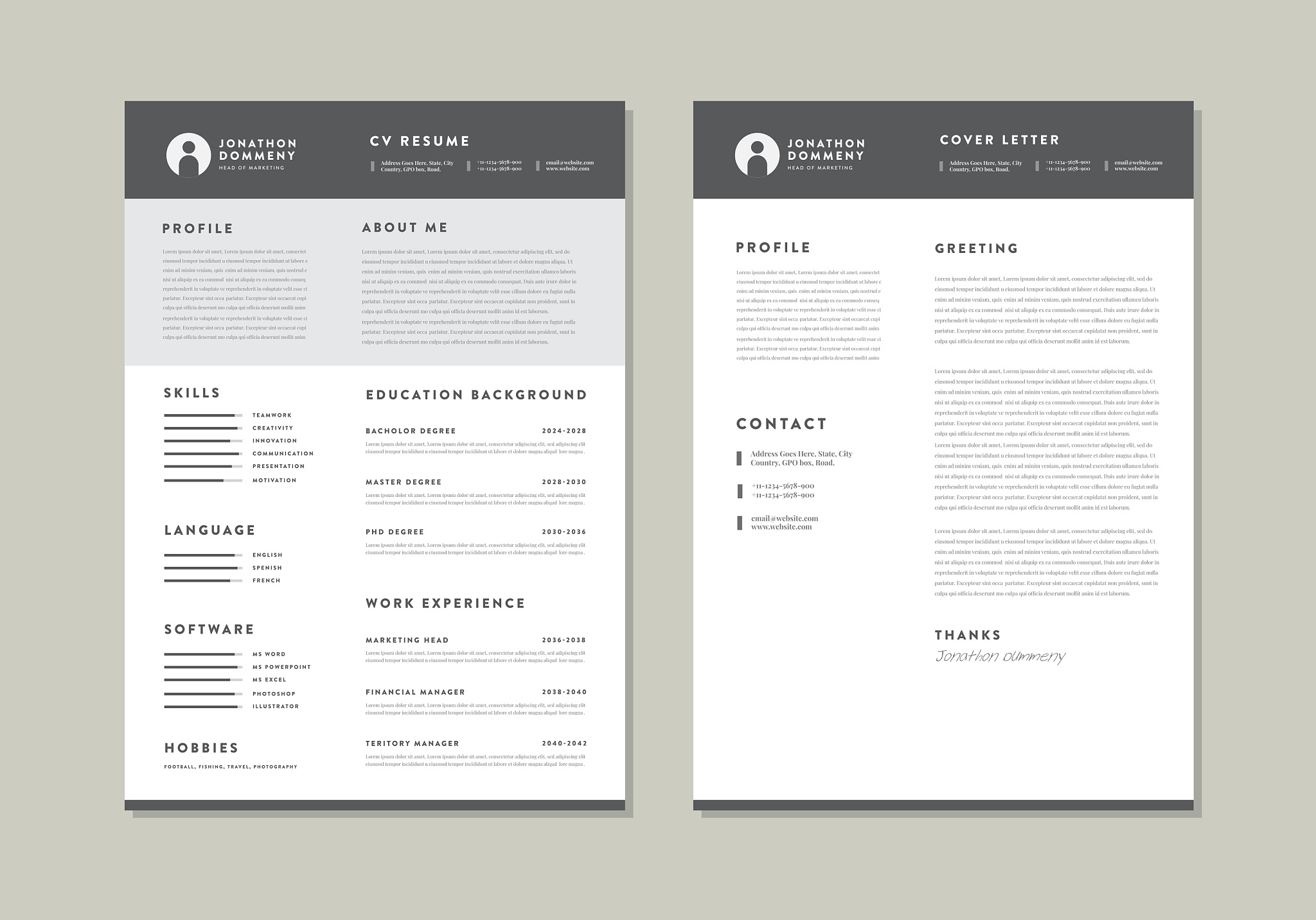 应届生简历技能特长模板