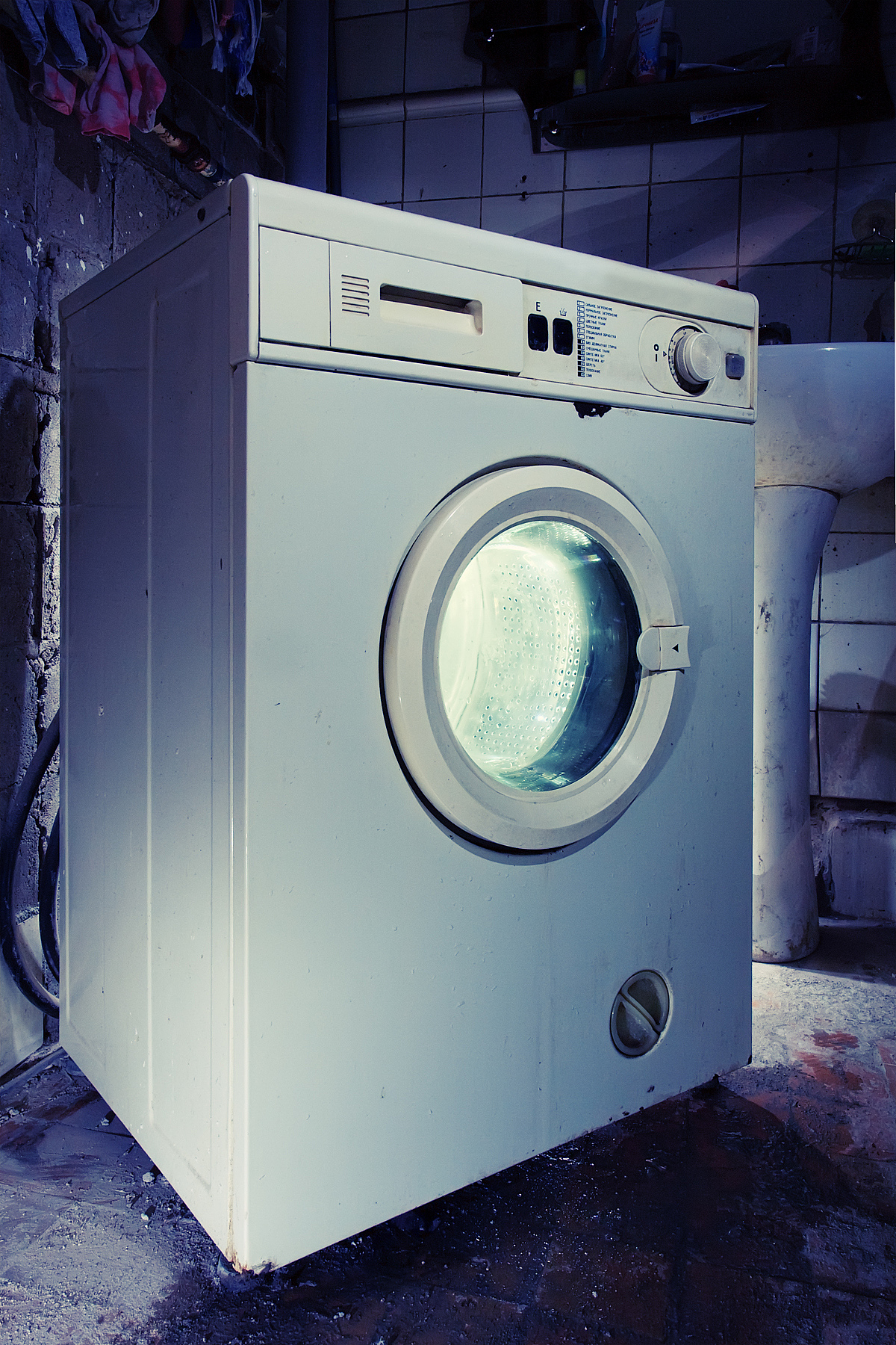 出口洗衣机。英文