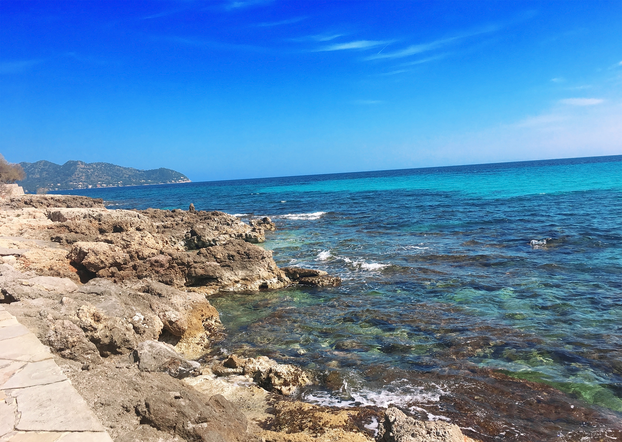 the beach, majorca, spain