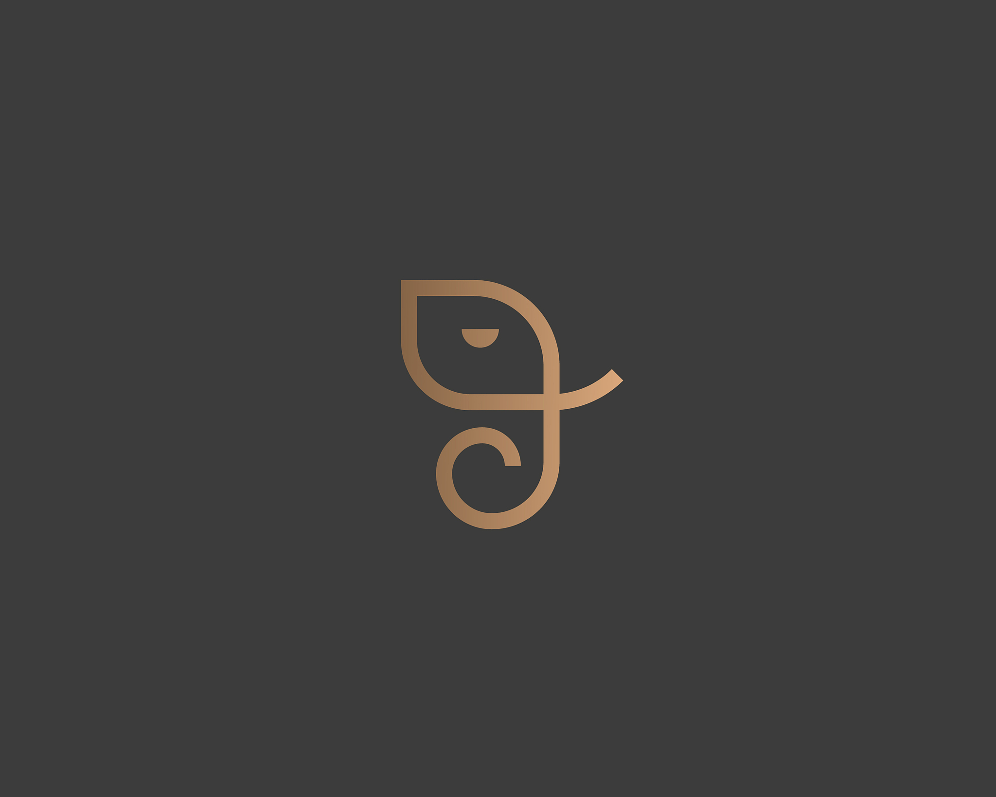abstract elephant logo design creative