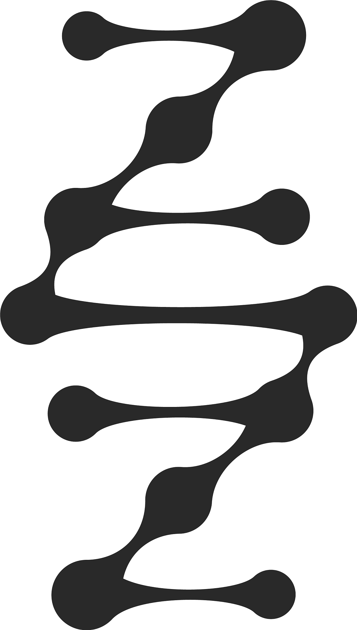 dna logo gene isolated dark logotype on