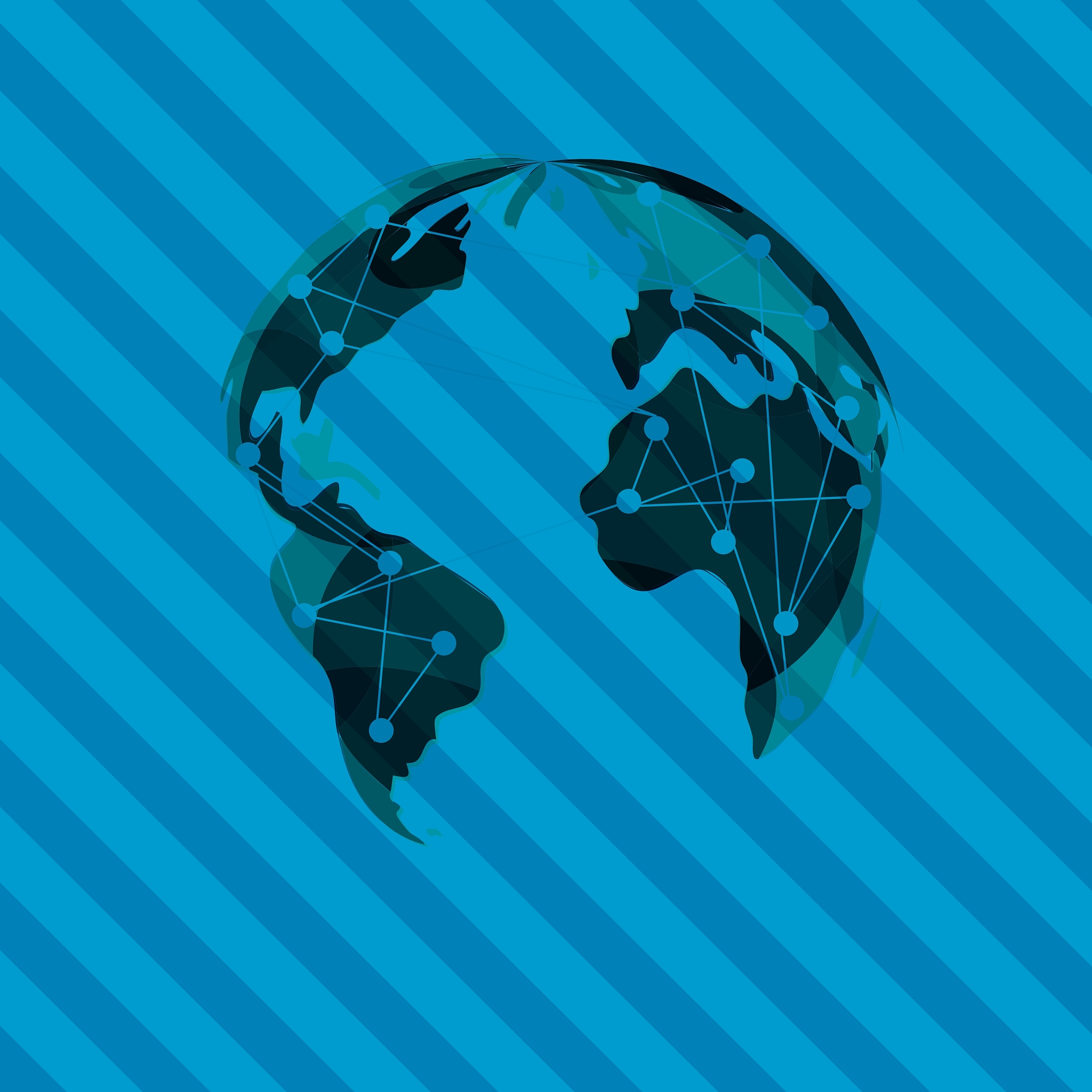 planet design world icon flat