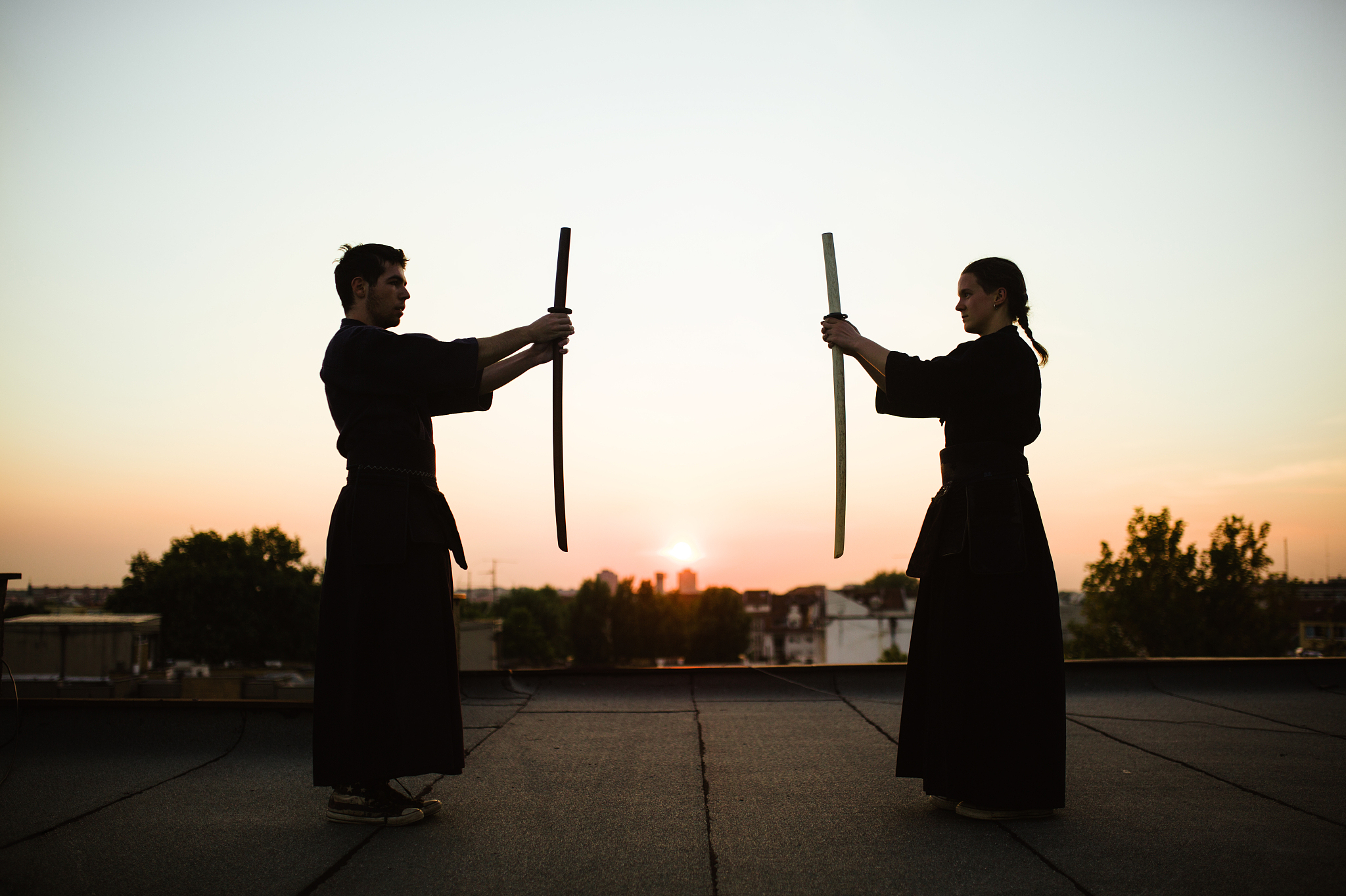 kendo exercising