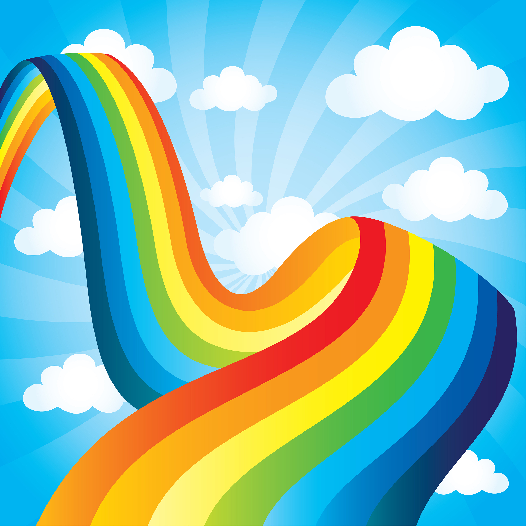 一年级看彩虹，奇妙的七彩世界