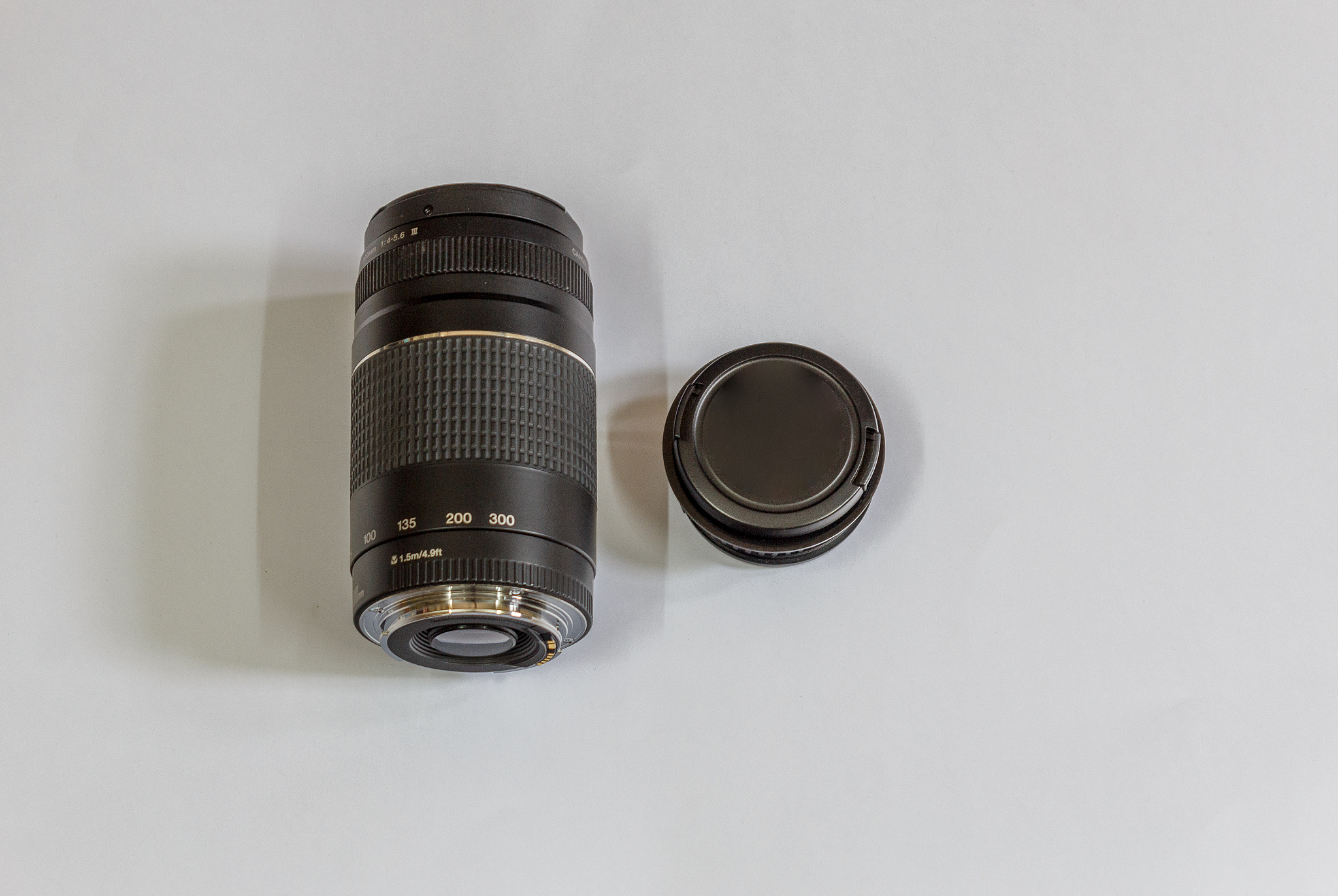 camera lens and cap