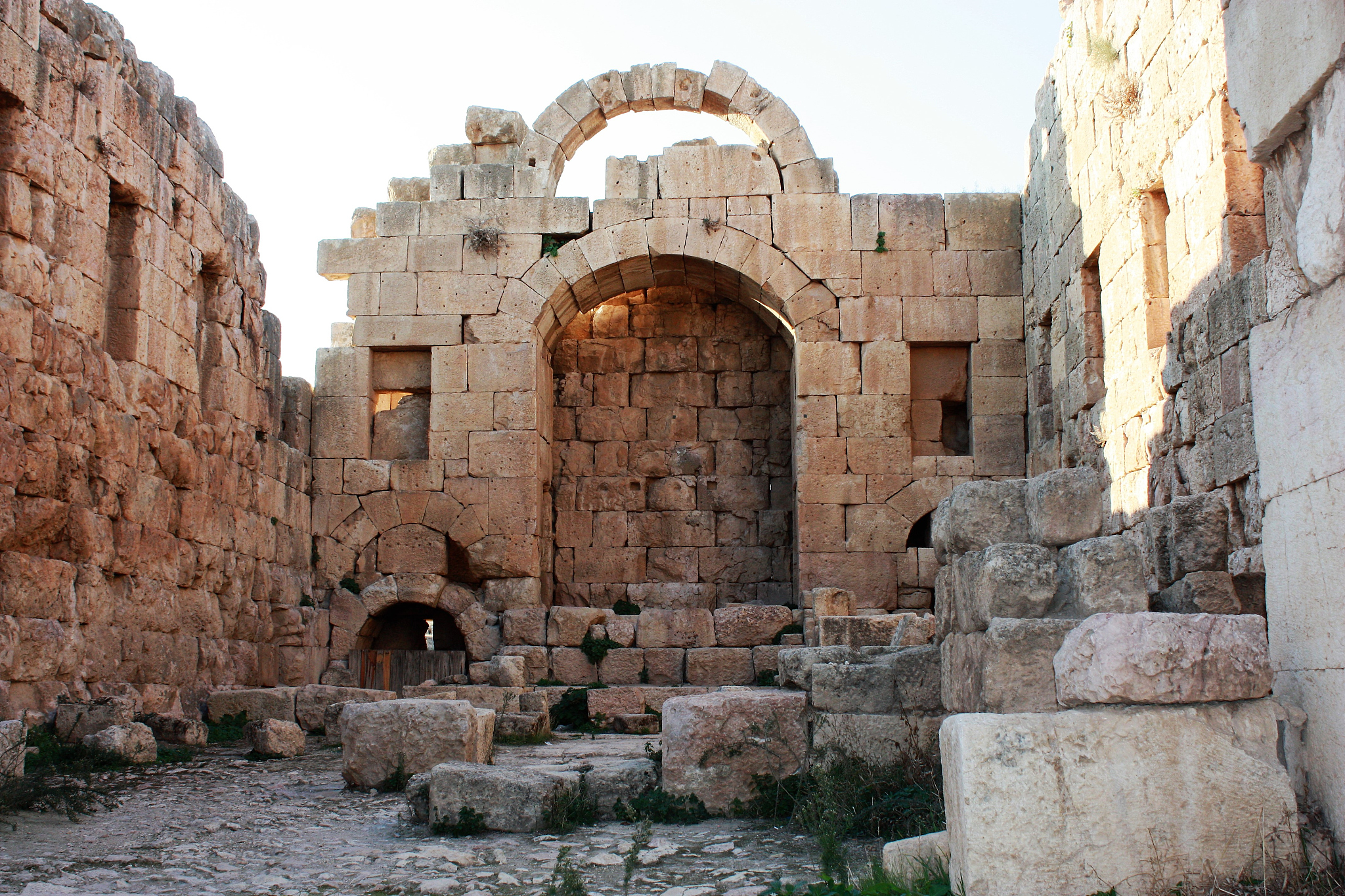 ruins of ancient city jerash in jordan, middle east
