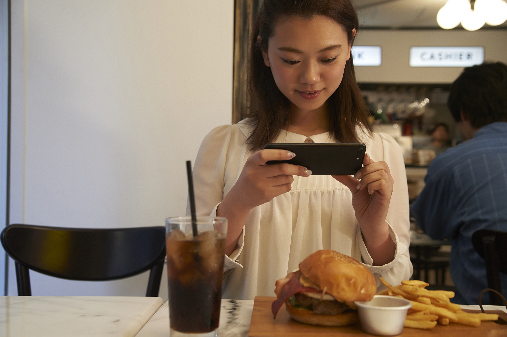 第一次跟女生吃饭