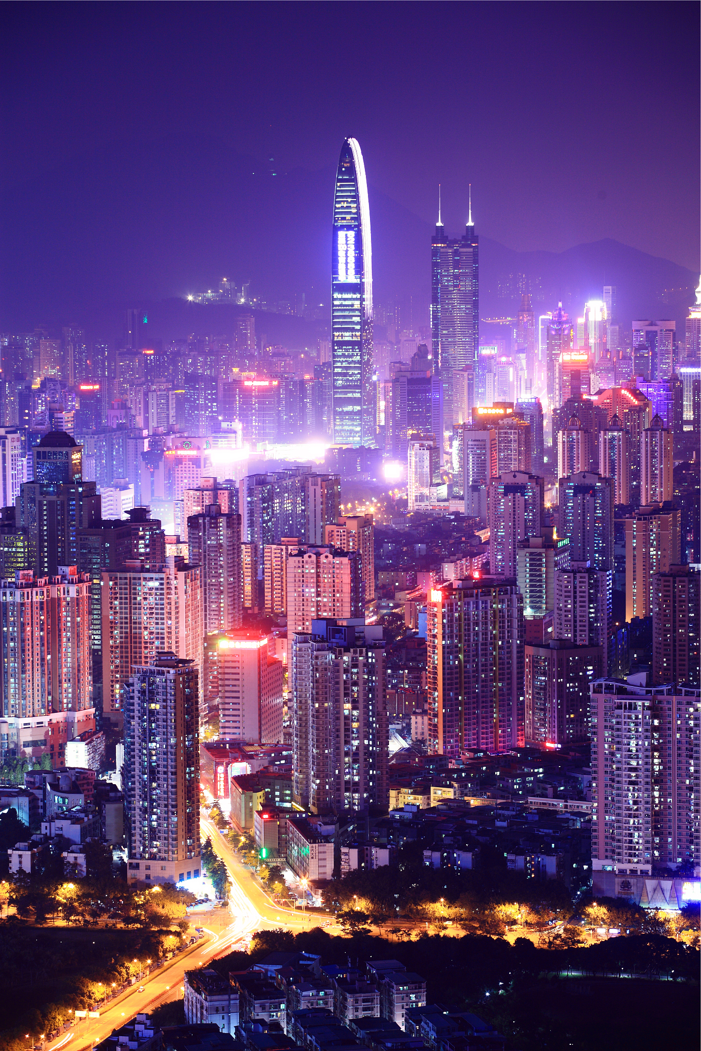 深圳中心区cbd夜景