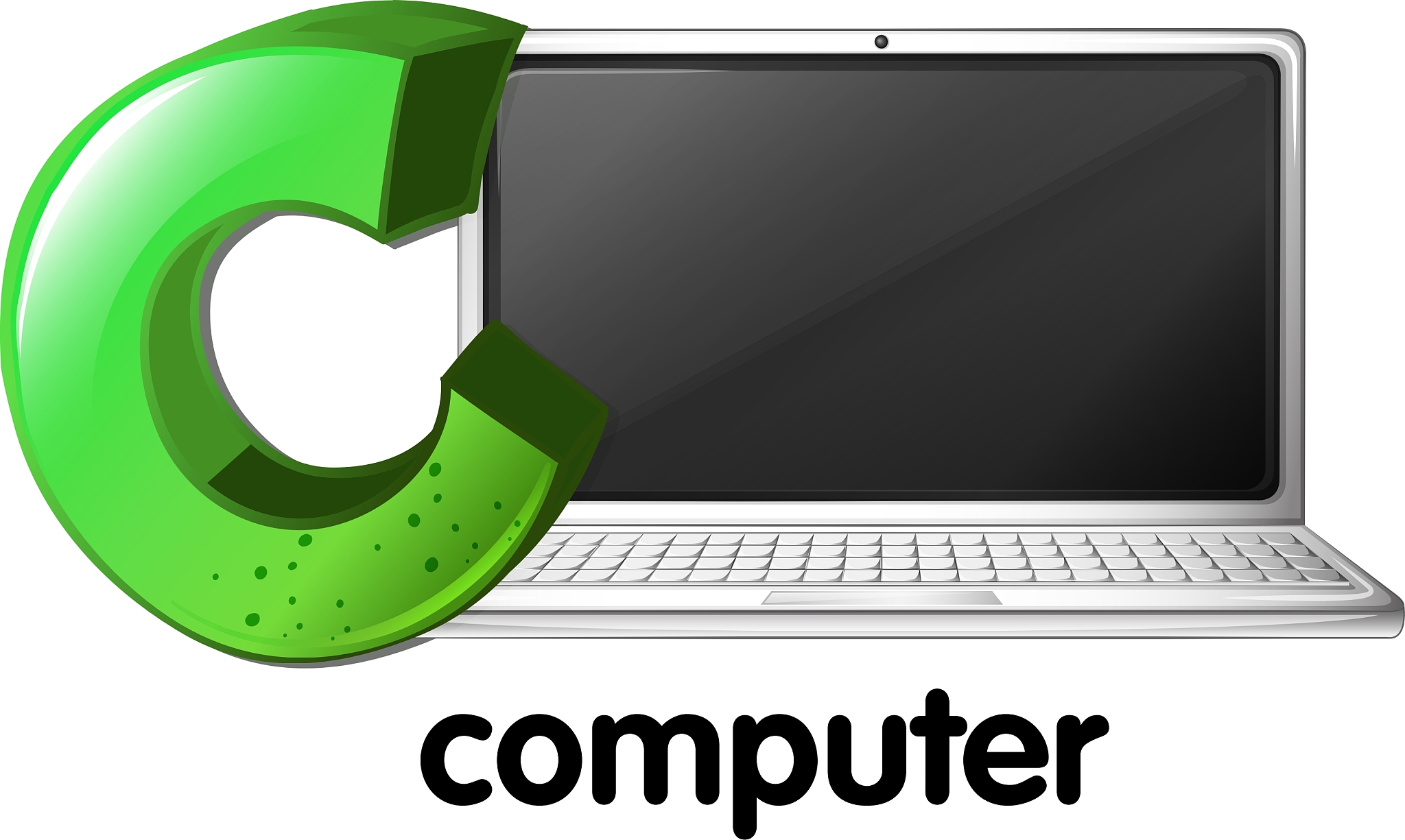 a letter c for computer