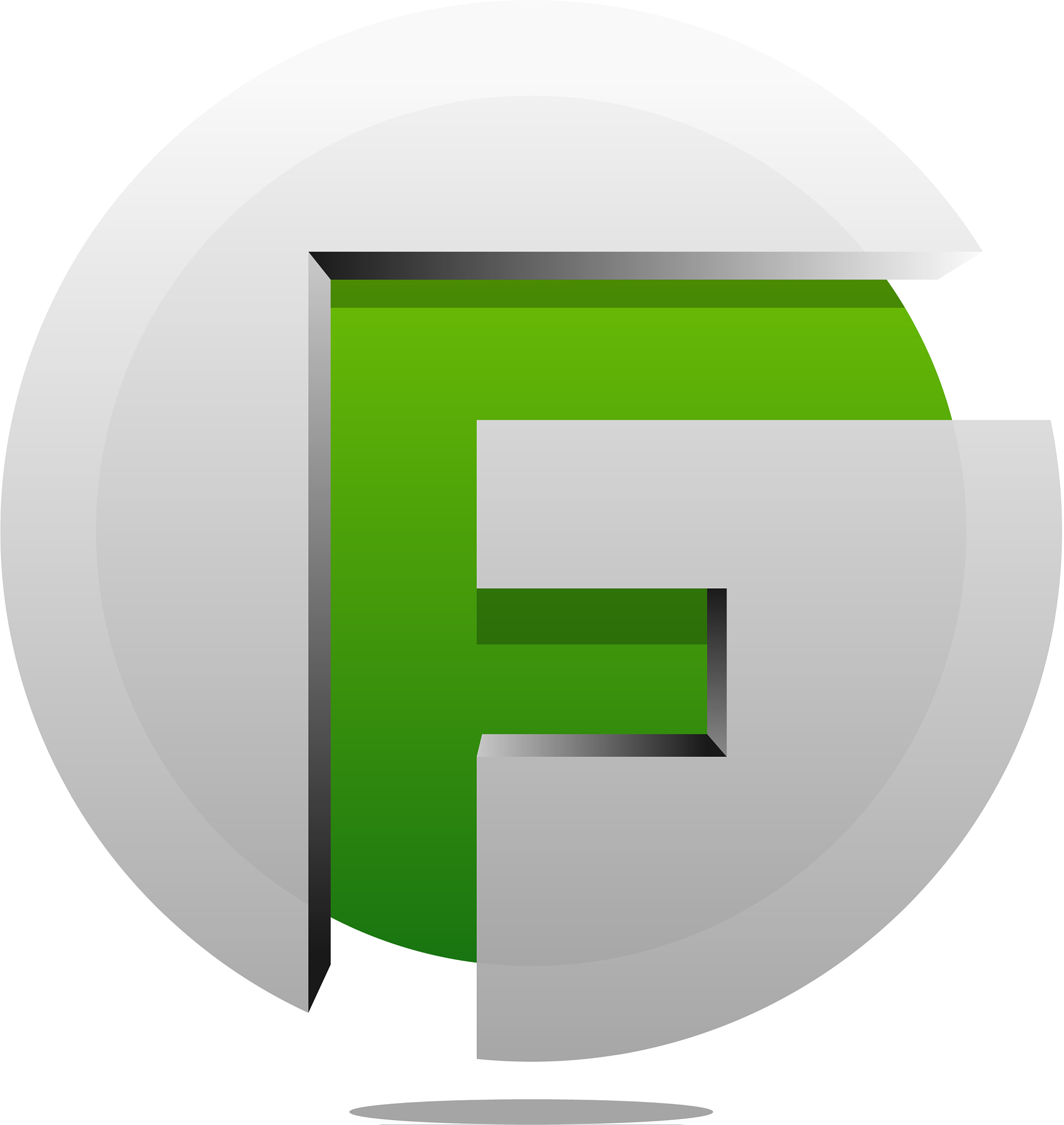 letter f logo icon design