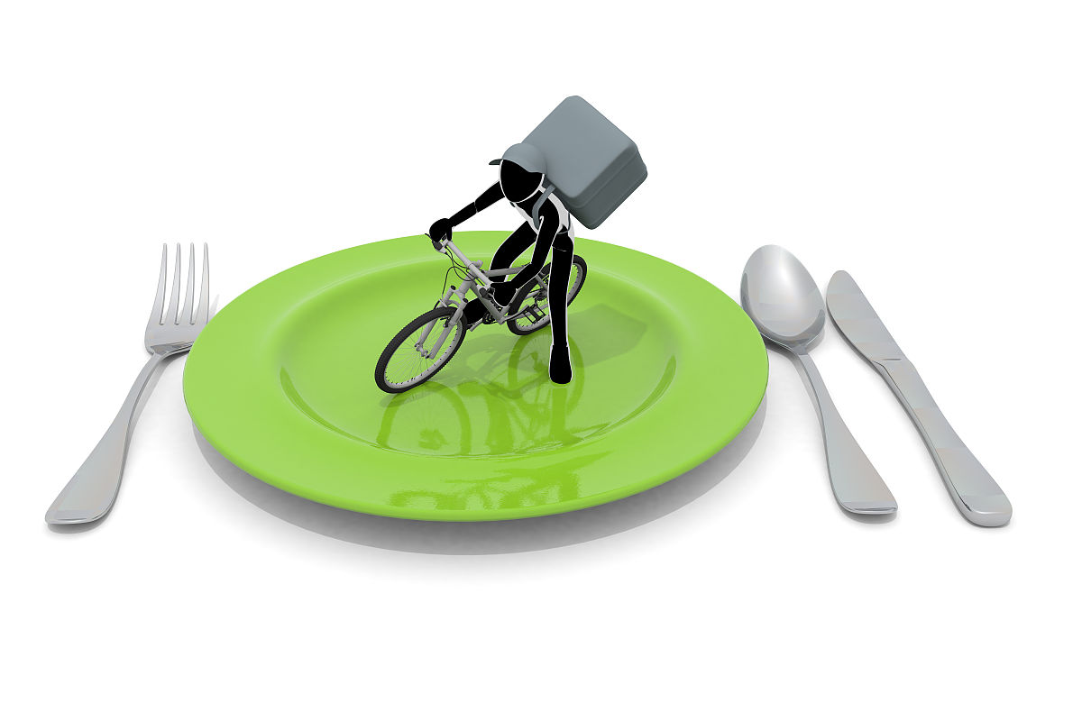送餐员<strong>兼职</strong>做送餐服务的人