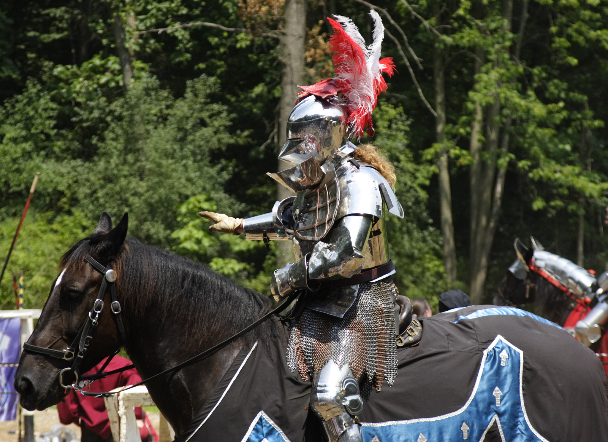 knight on horseback