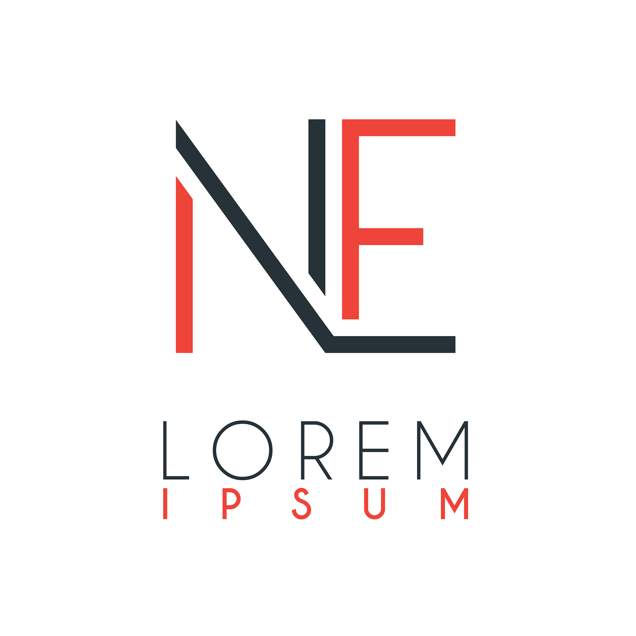 the logo between letter n and letter e or ne