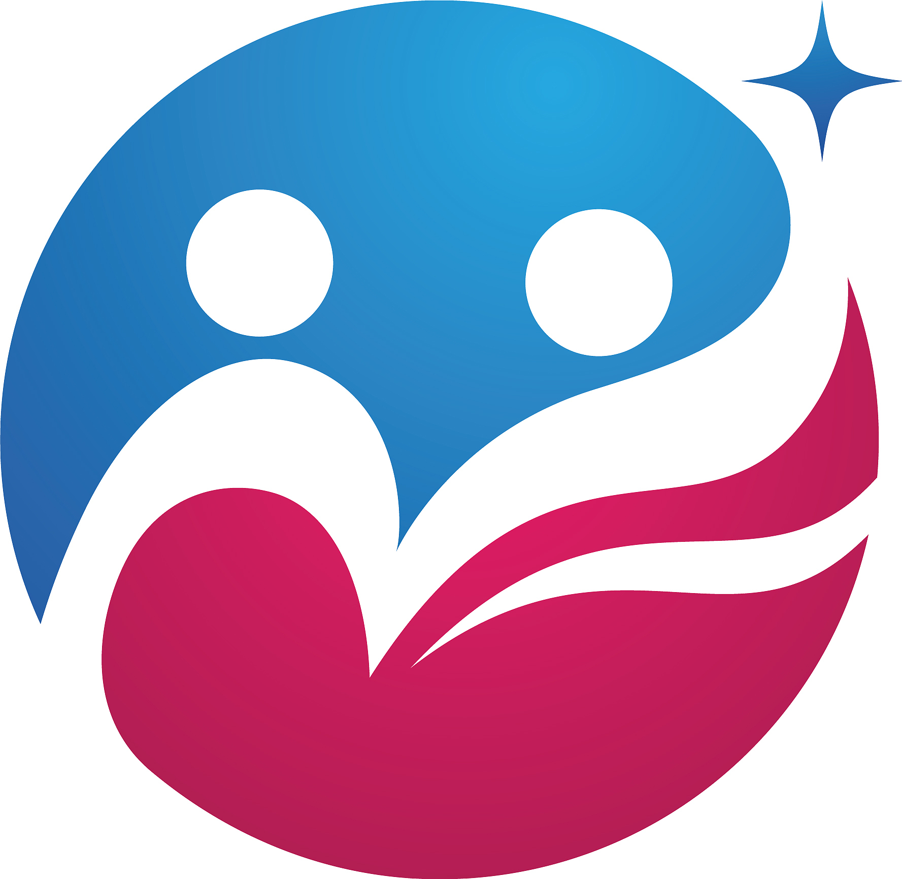 community network and social icon design template