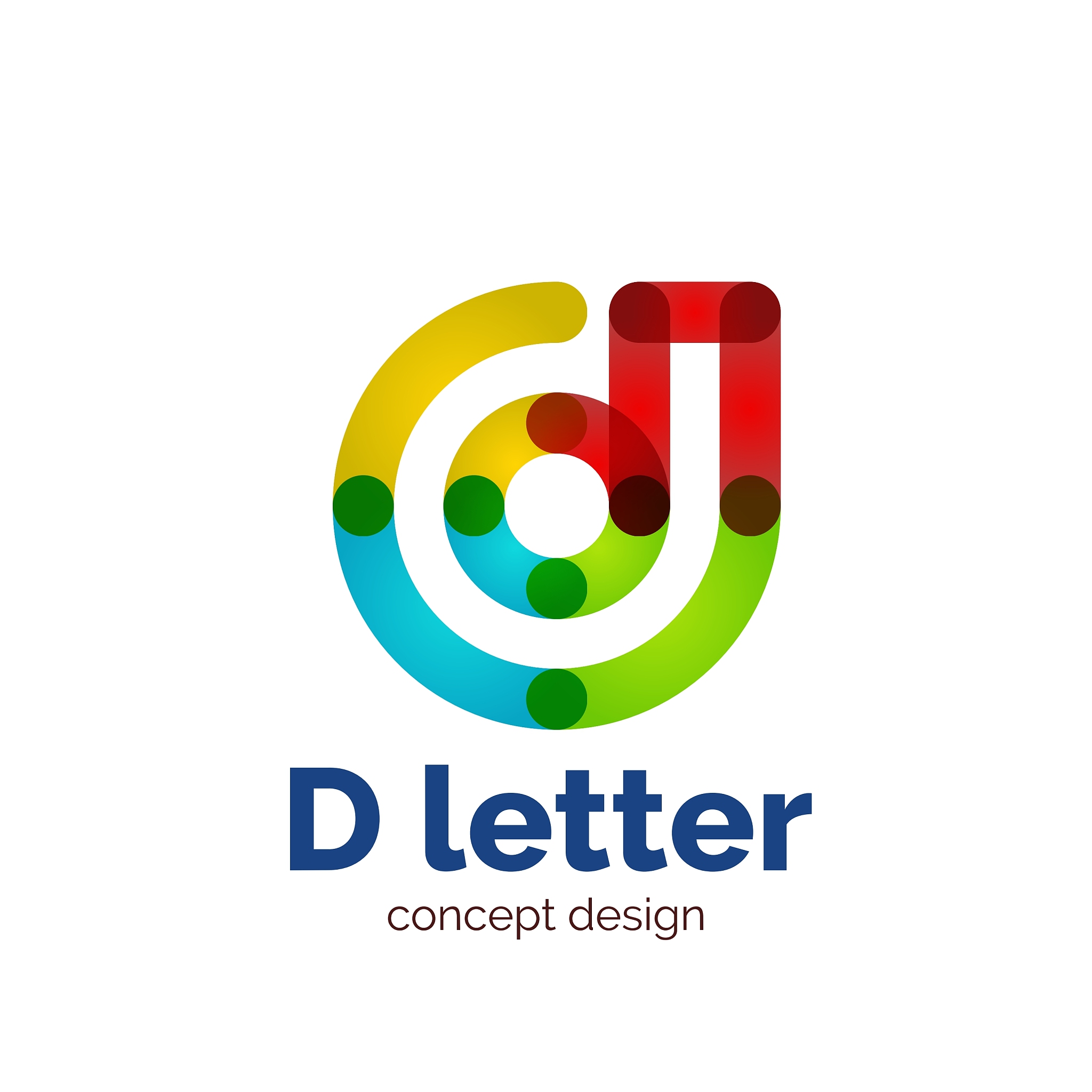 modern minimalistic letter concept logo