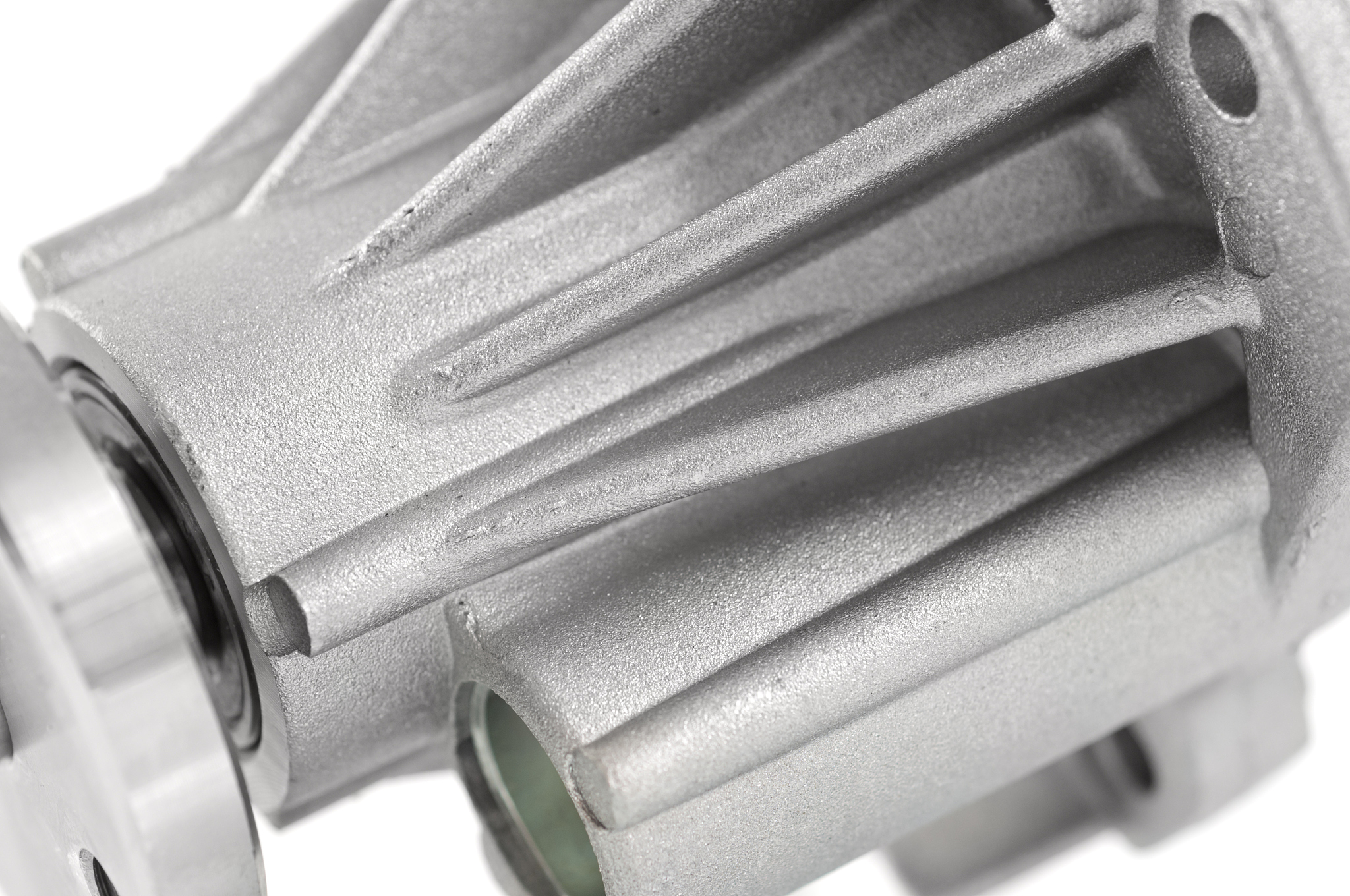 detail of a new water pump