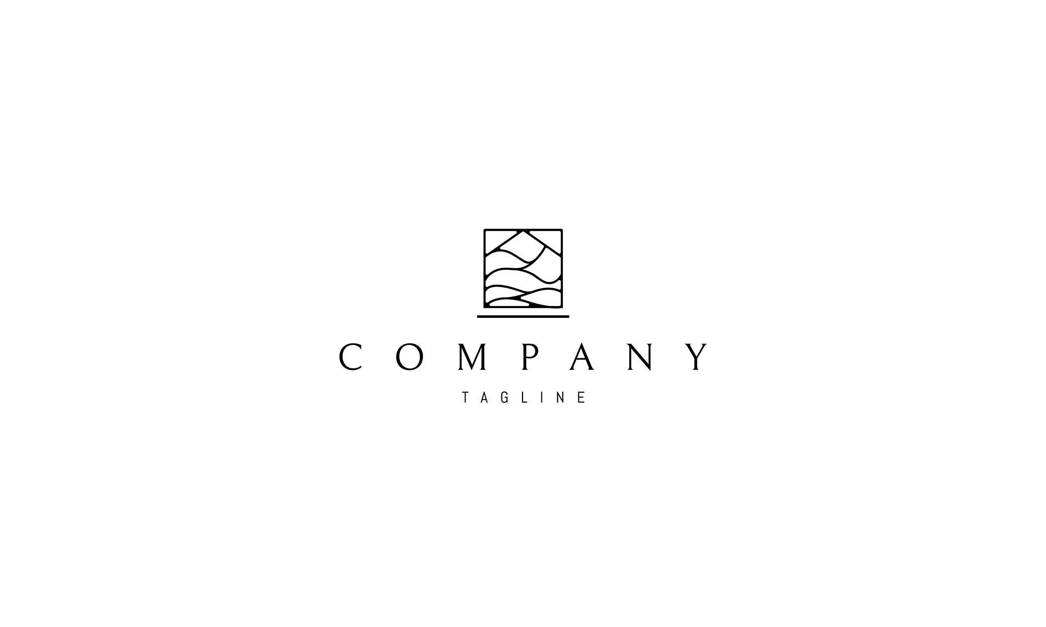 logo on which abstract image the