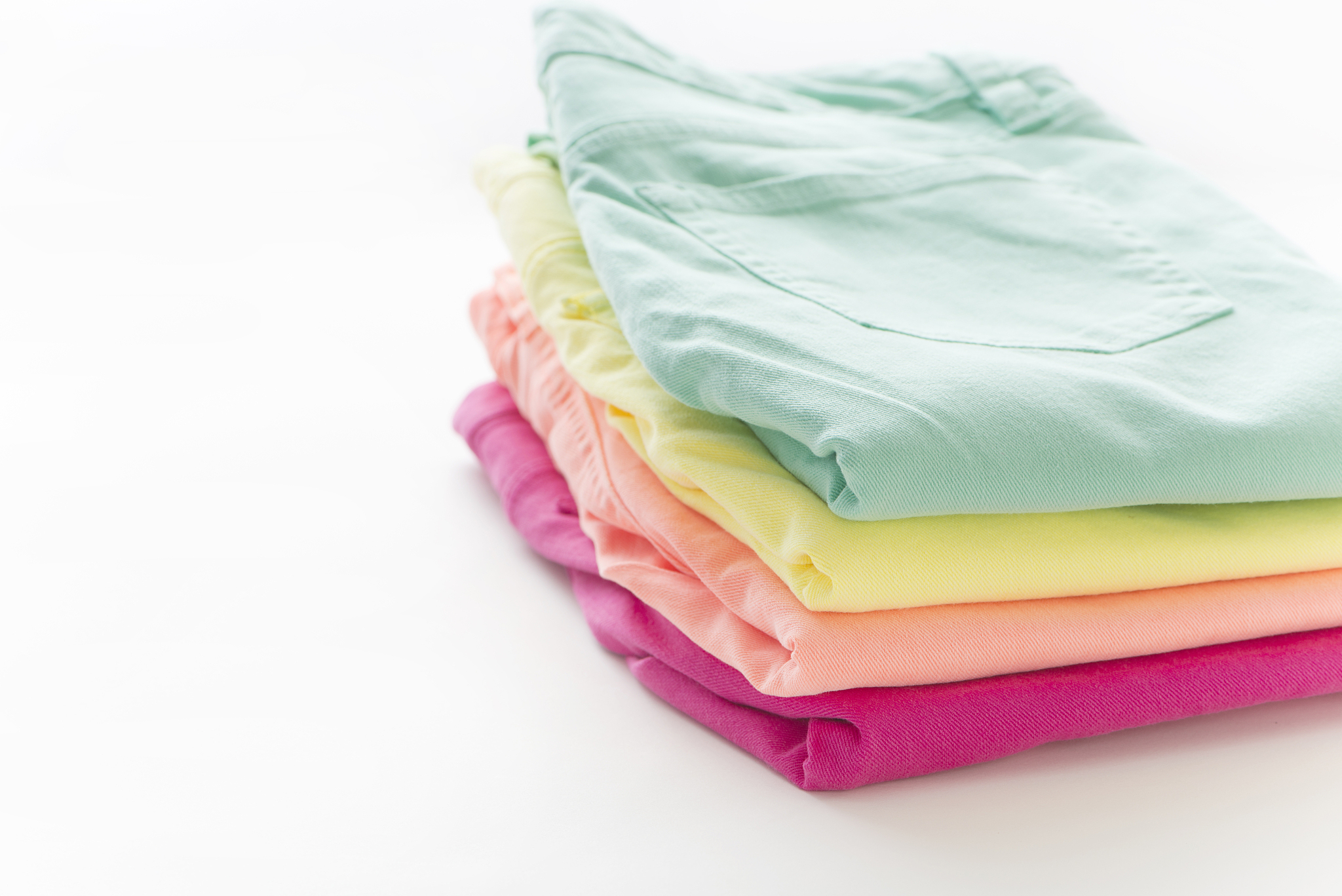 colourful jeans