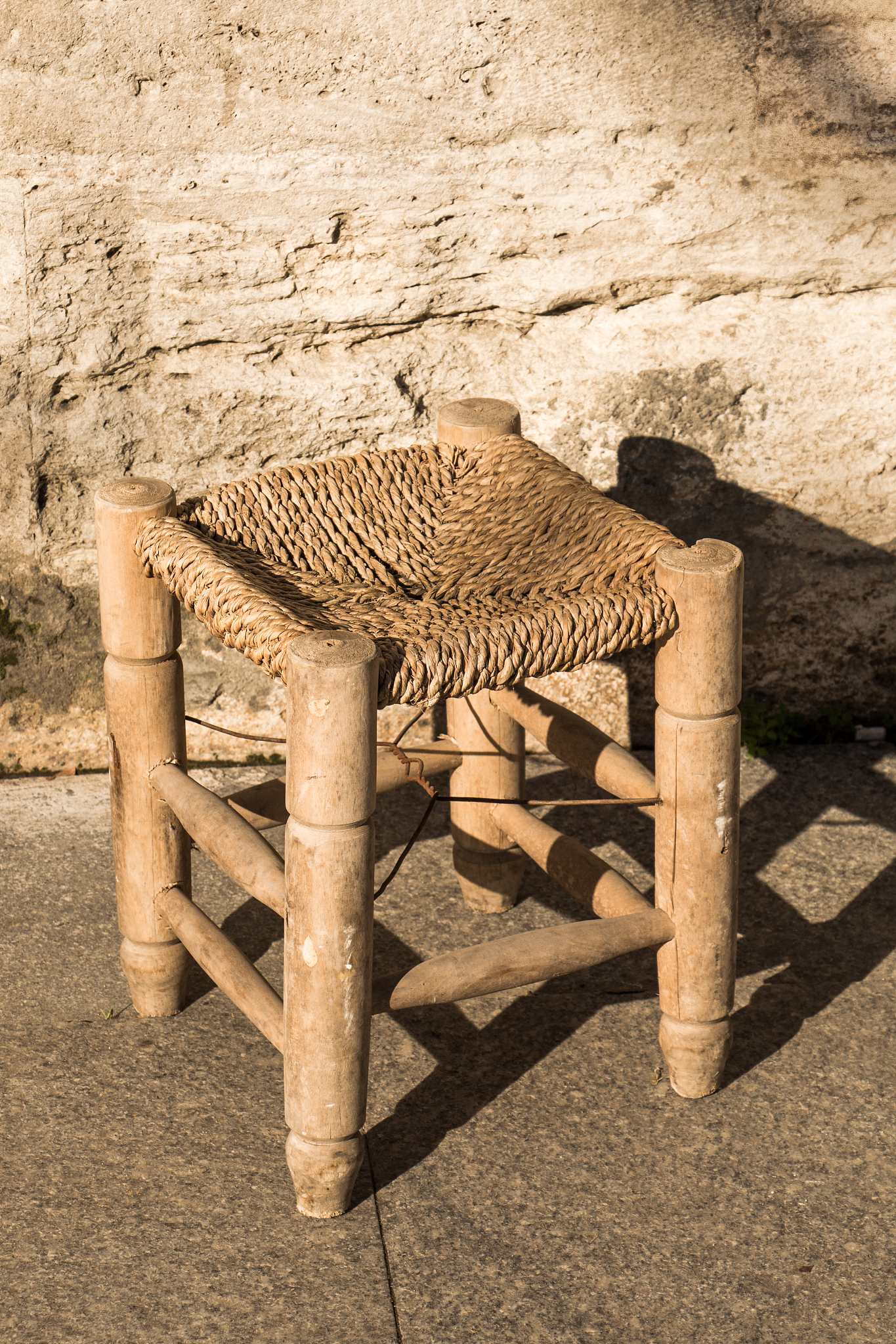 decorative stool as a furniture item in view