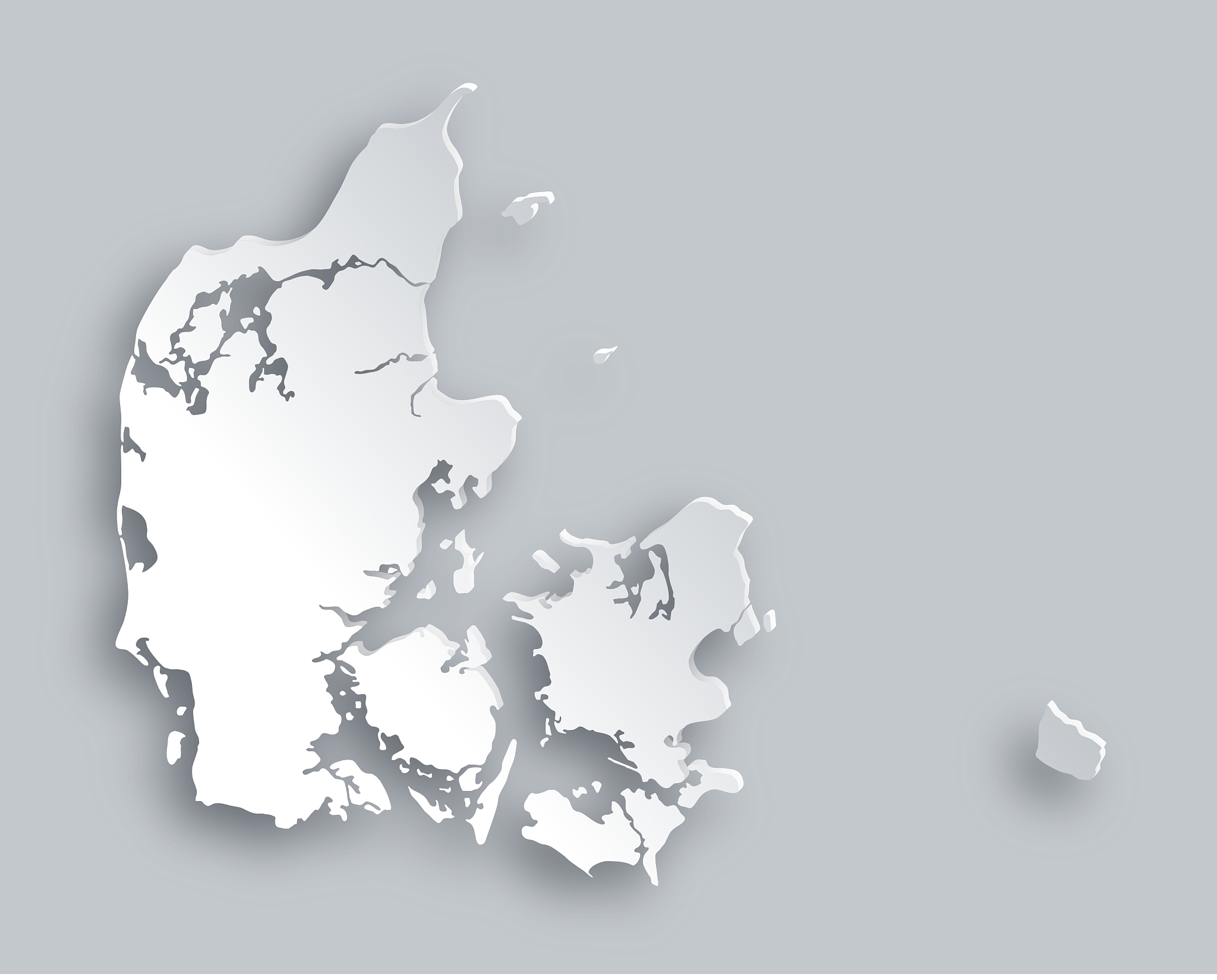 map of denmark